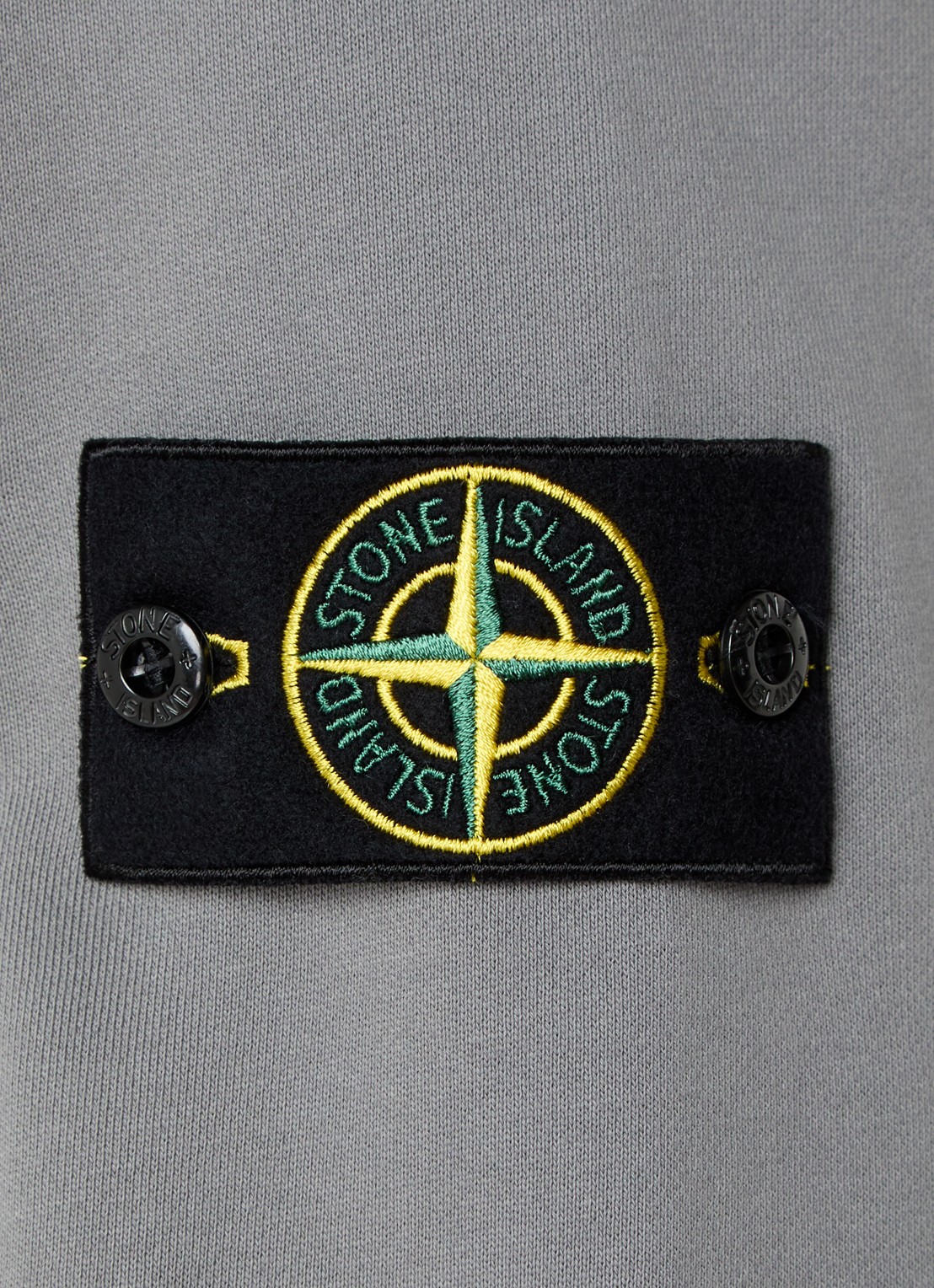 Stone Island S0051 sweater met logo - detail 4 grijs