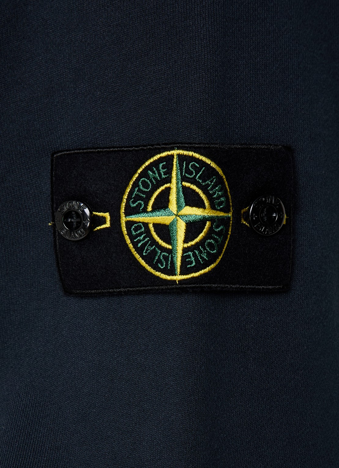 Stone Island S0051 sweater met logo - detail 5 donkerblauw