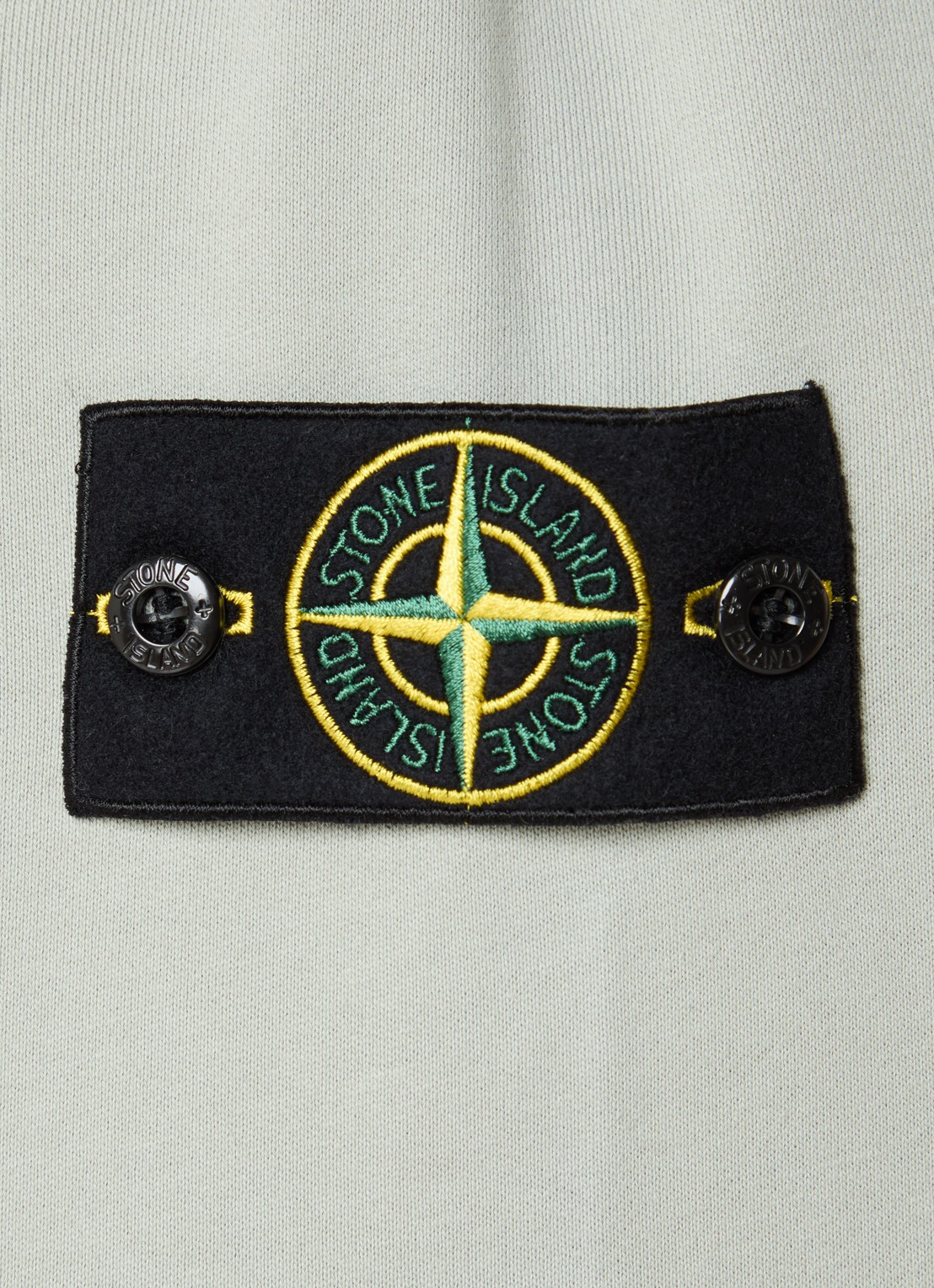 Stone Island S0051 sweater met logo - detail 5 lindegroen