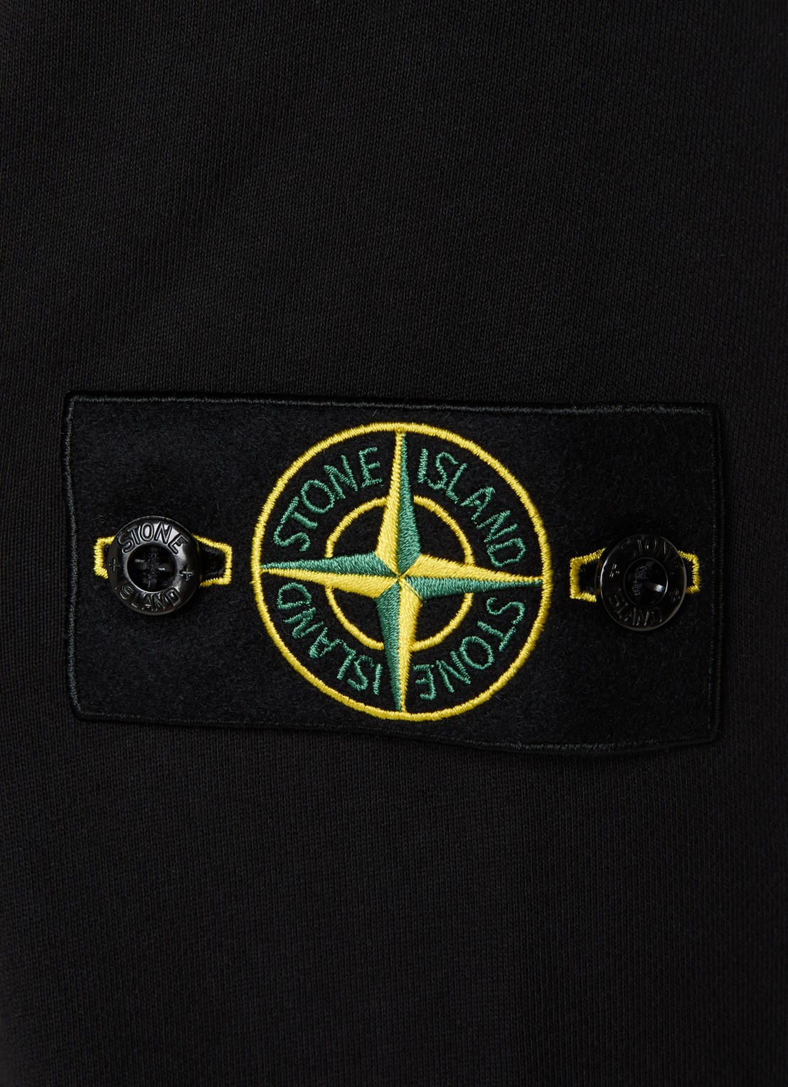 Stone Island S0051 sweater met logo - detail 5 zwart