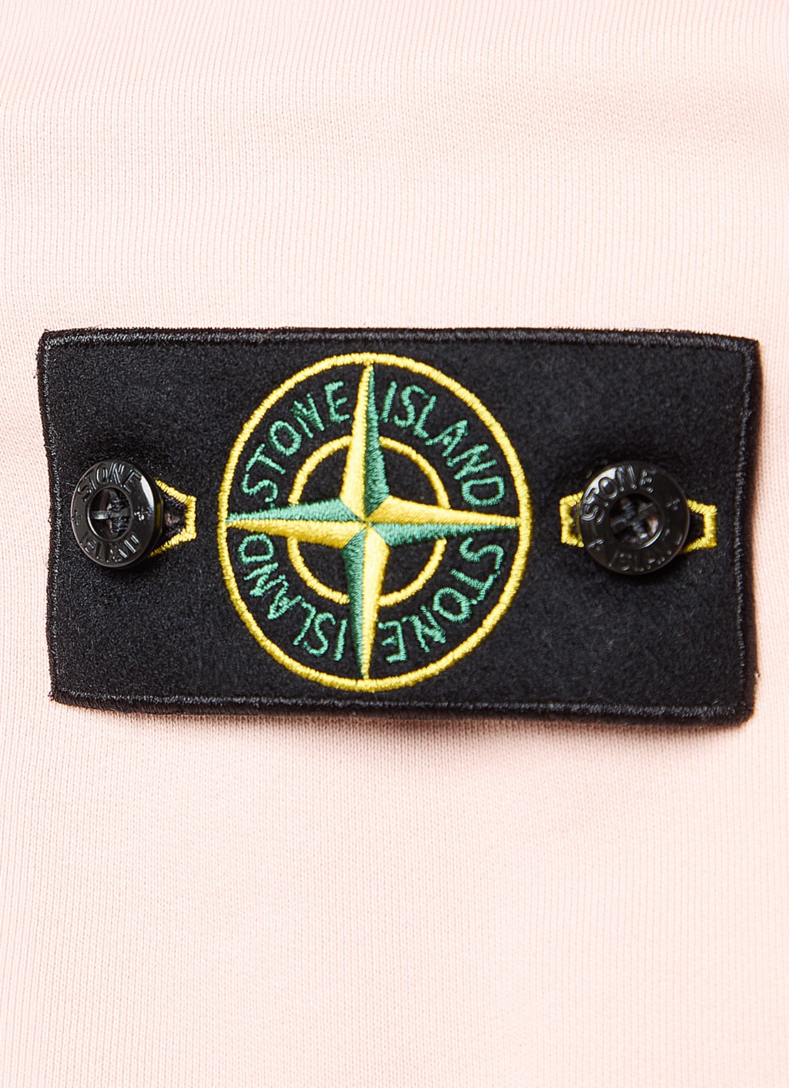 Stone Island S0051 sweater met logo - detail 5 lichtroze