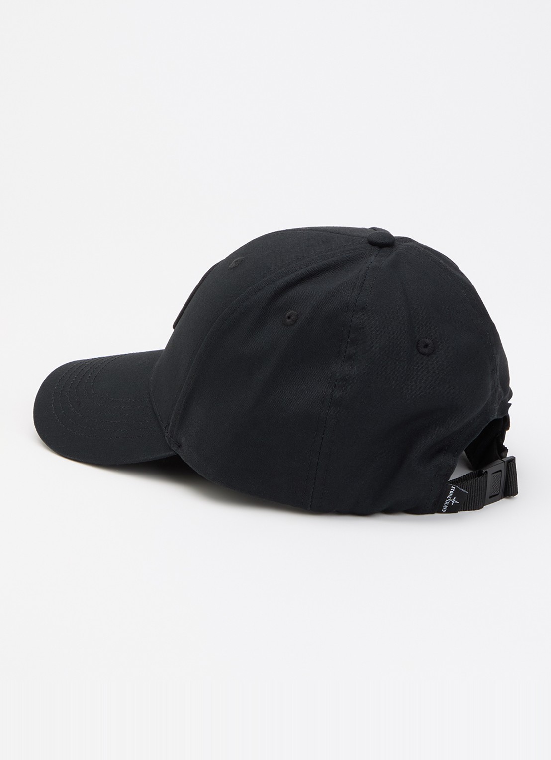 Stone Island S0248 pet met logoborduring - detail 2 zwart
