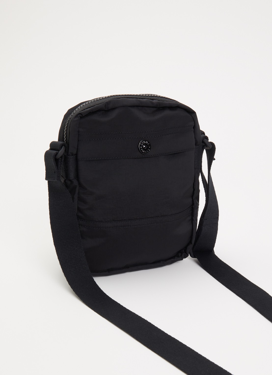 Stone Island S0251 crossbodytas met logo en verstelbare schouderriem - achterkant 4 zwart