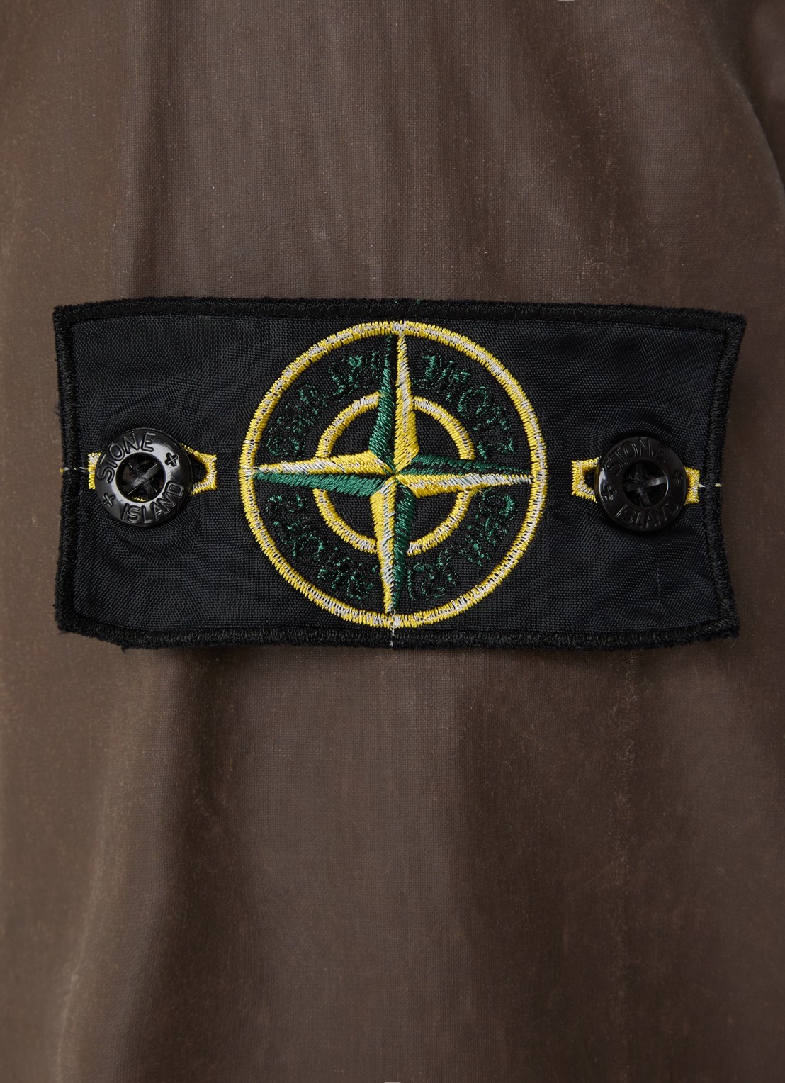 Stone Island S0290 Jack met klepzakken en logo - detail 6 donkerbruin