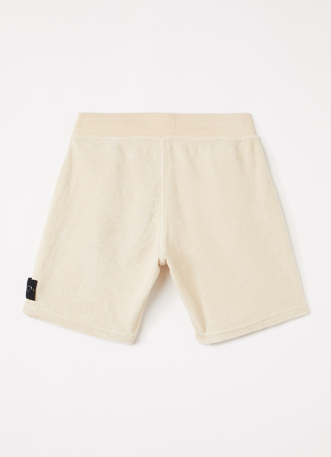 Stone Island S0308 straight fit korte broek van badstof - voorkant 3 beige