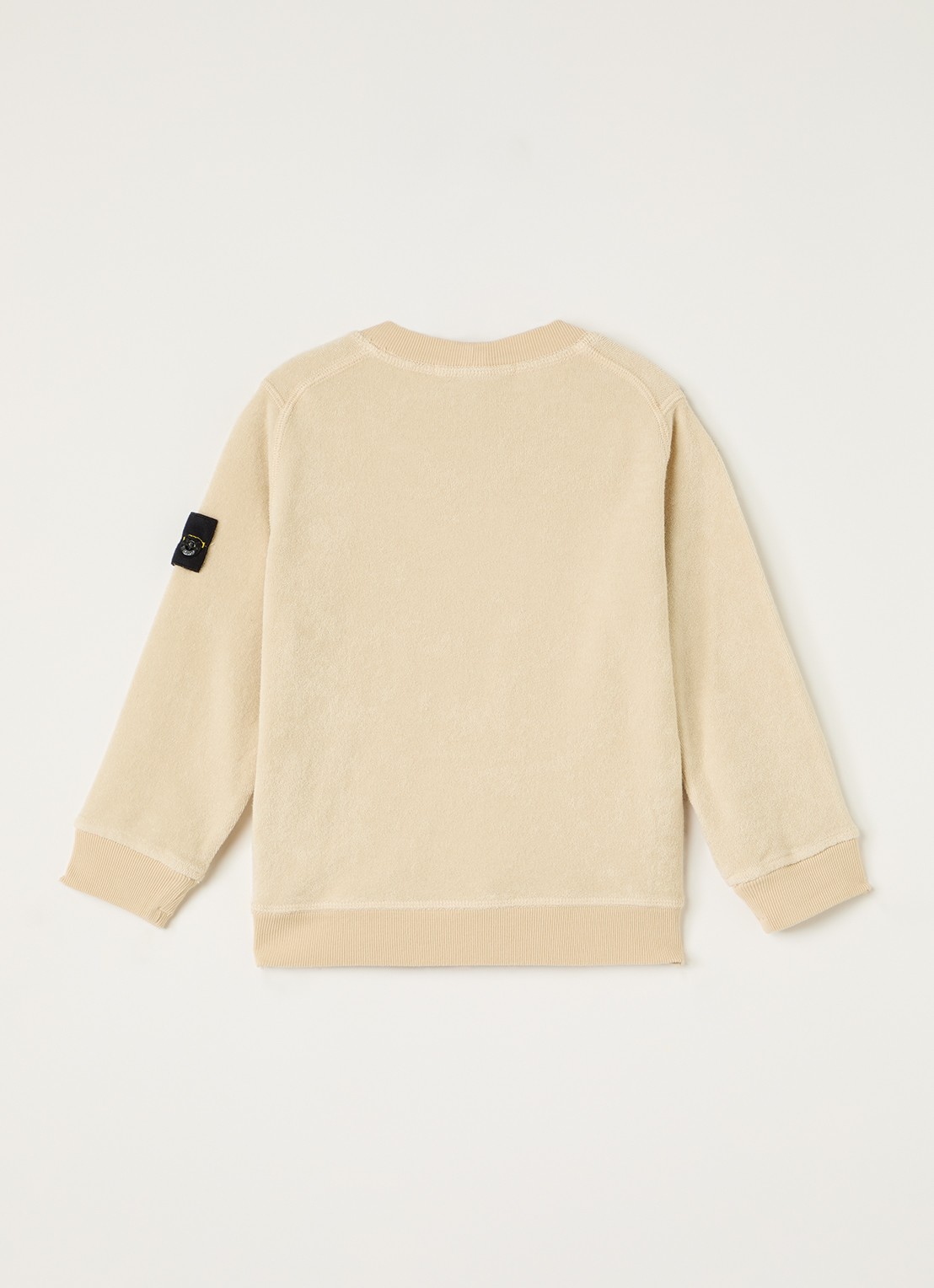 Stone Island S0308 sweater van badstof - voorkant 2 beige