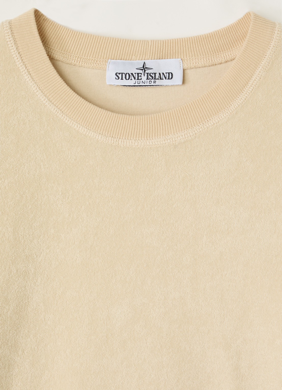 Stone Island S0308 sweater van badstof - detail 3 beige