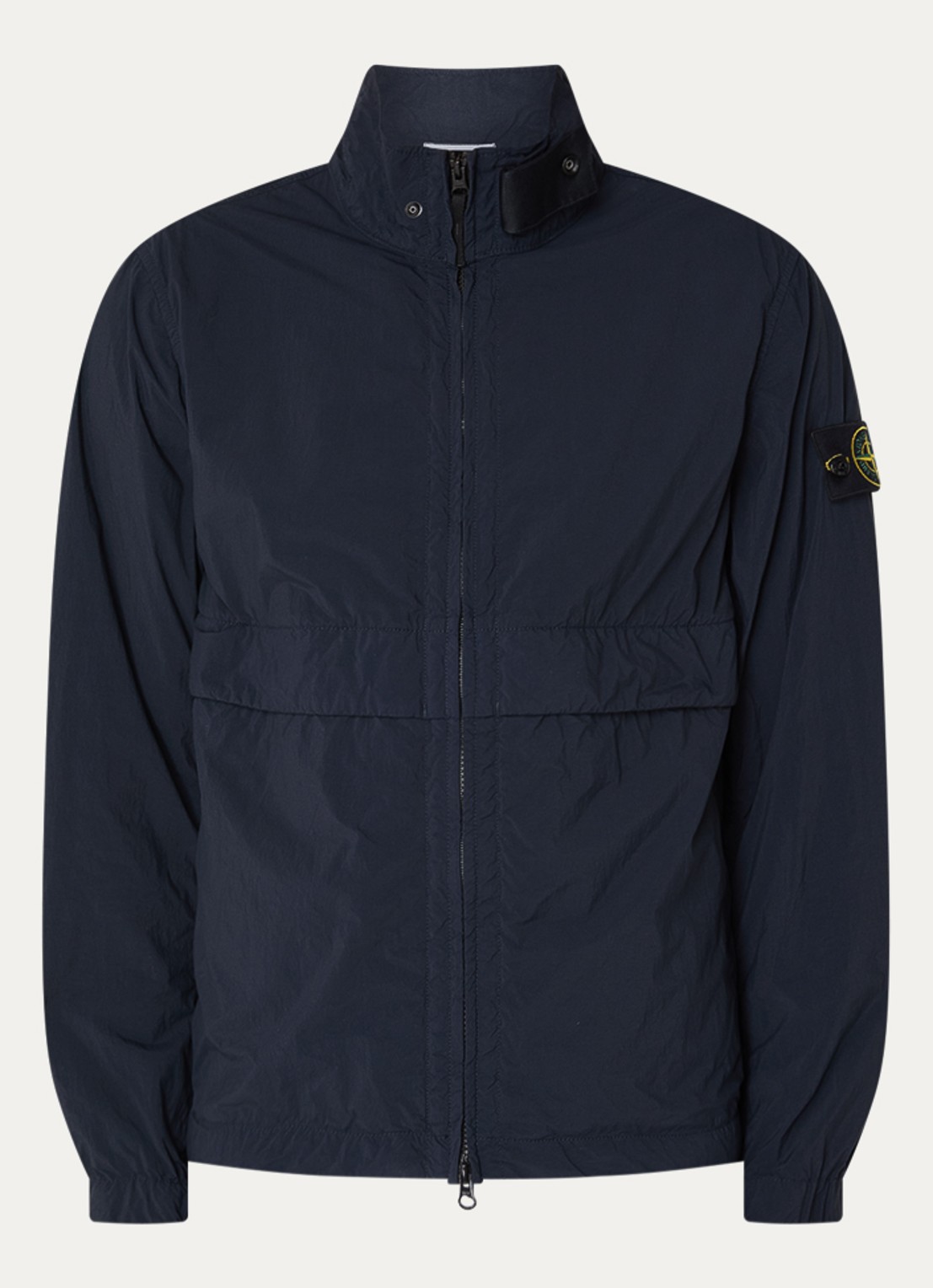Stone Island S0345 Windjack met steekzakken - voorkant 5 donkerblauw