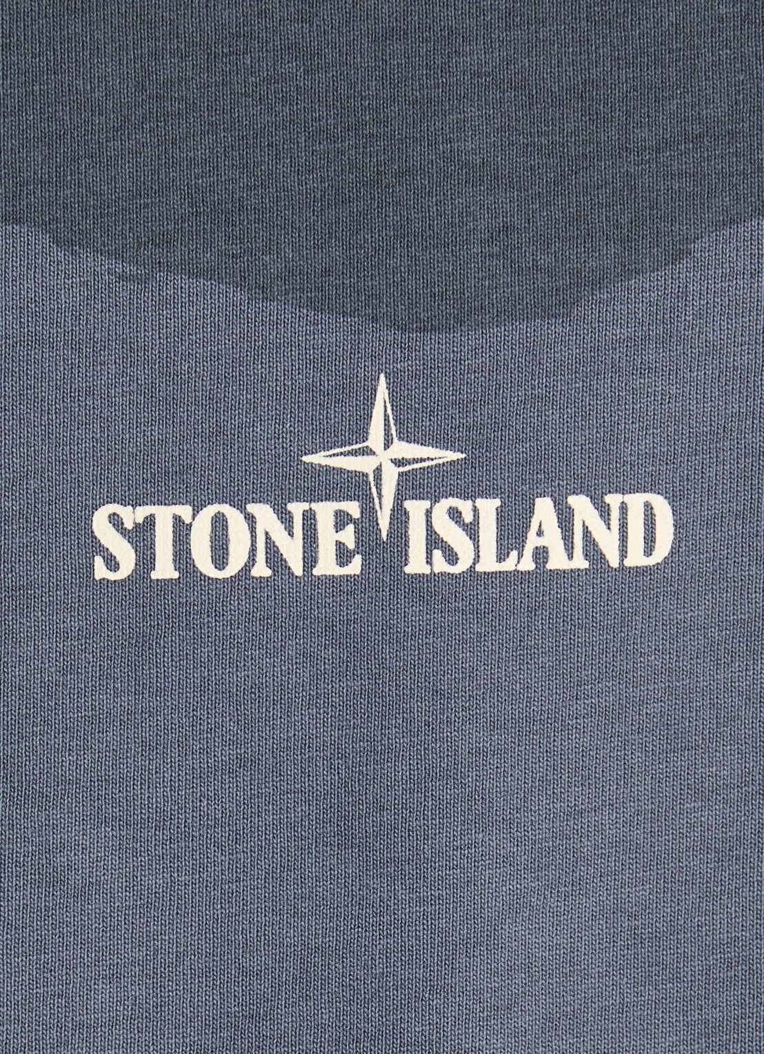 Stone Island S0365 T-shirt met logo- en backprint - detail 2 donkerblauw