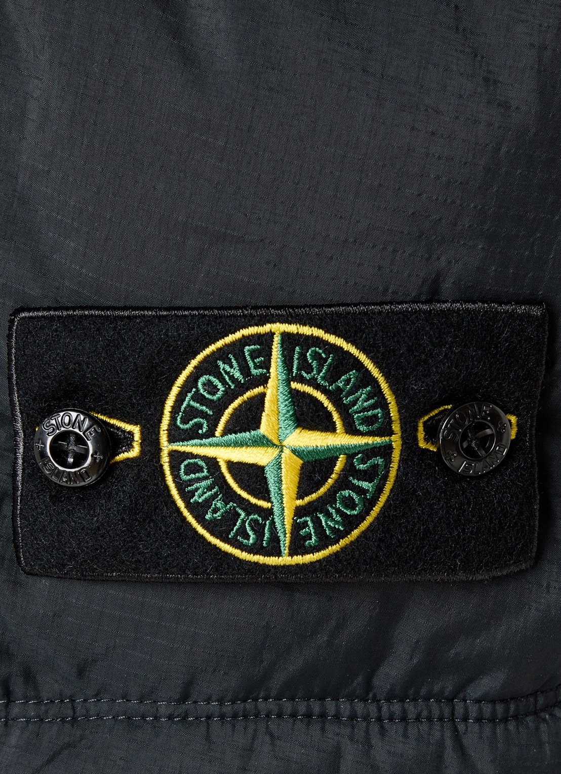 Stone Island S0483 gewatteerde bodywarmer met donsvulling - detail 5 zwart