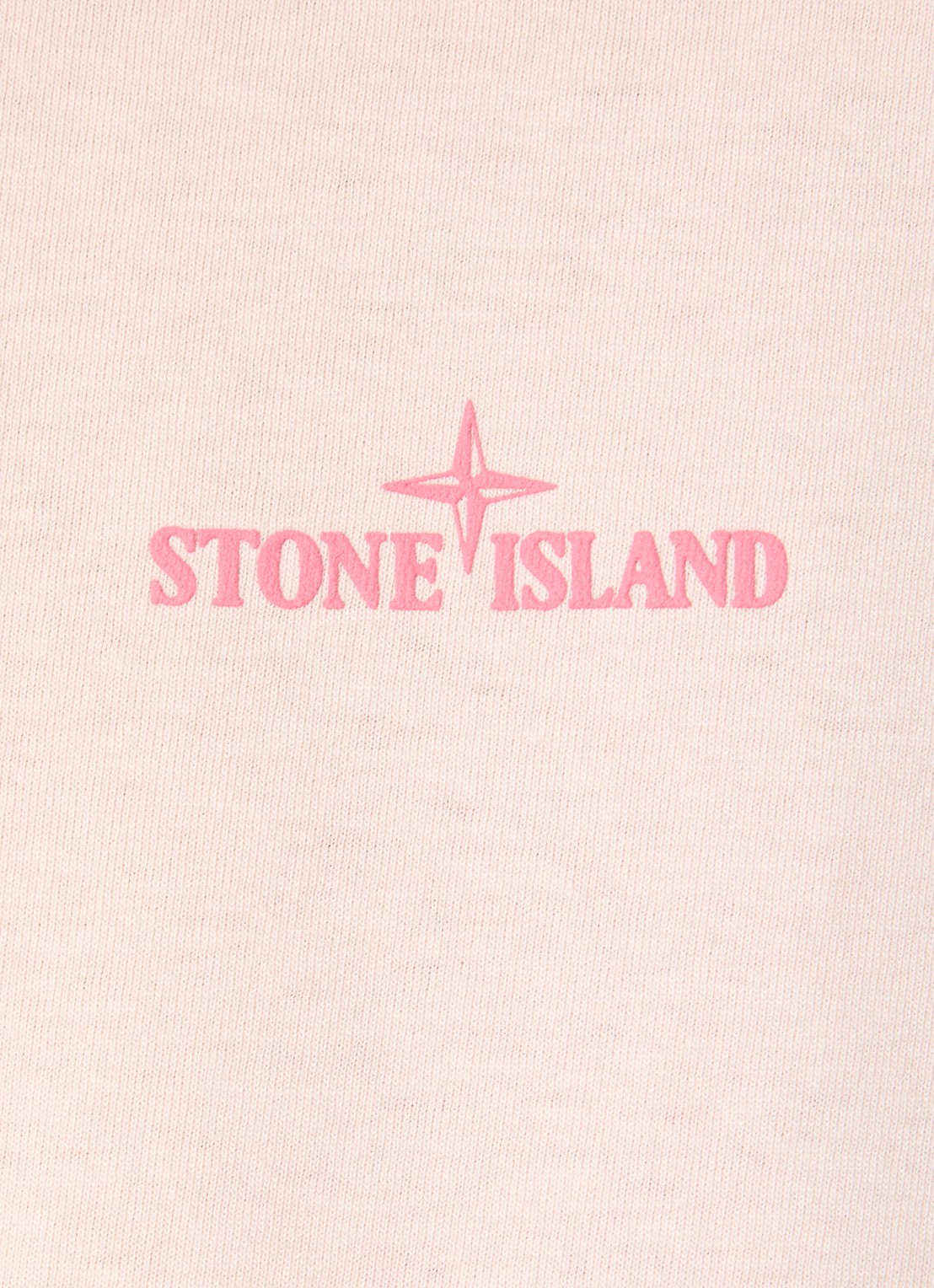 Stone Island S0534 T-shirt met logo- en backprint - detail 4 lichtroze