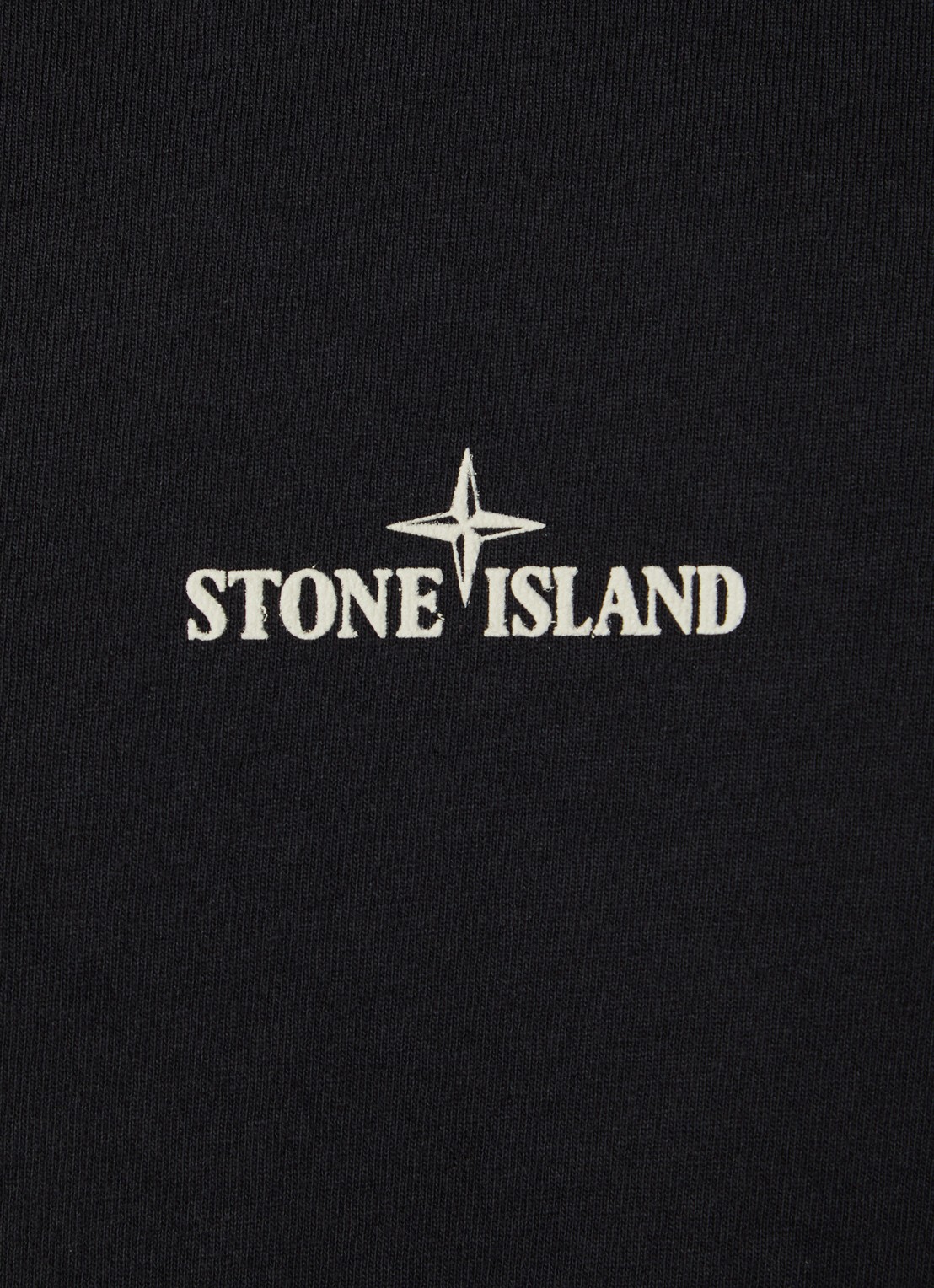 Stone Island S0535 longsleeve met logoprint - detail 2 zwart