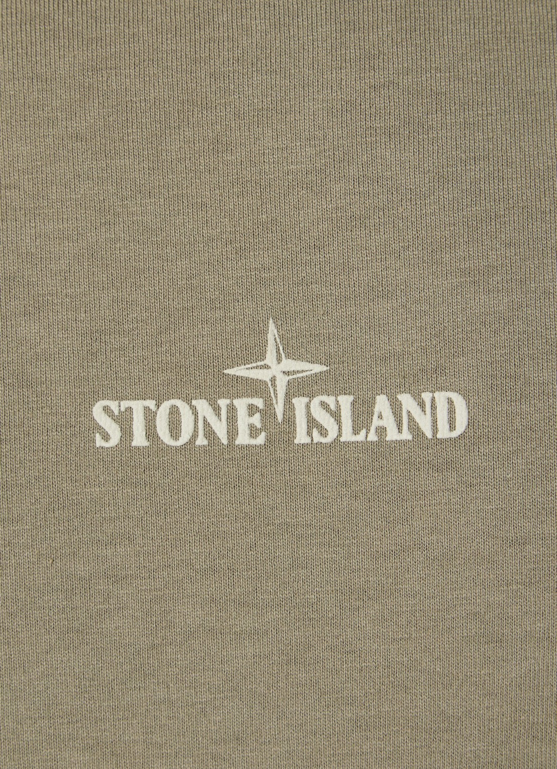 Stone Island S0535 longsleeve met logoprint - detail 2 lindegroen