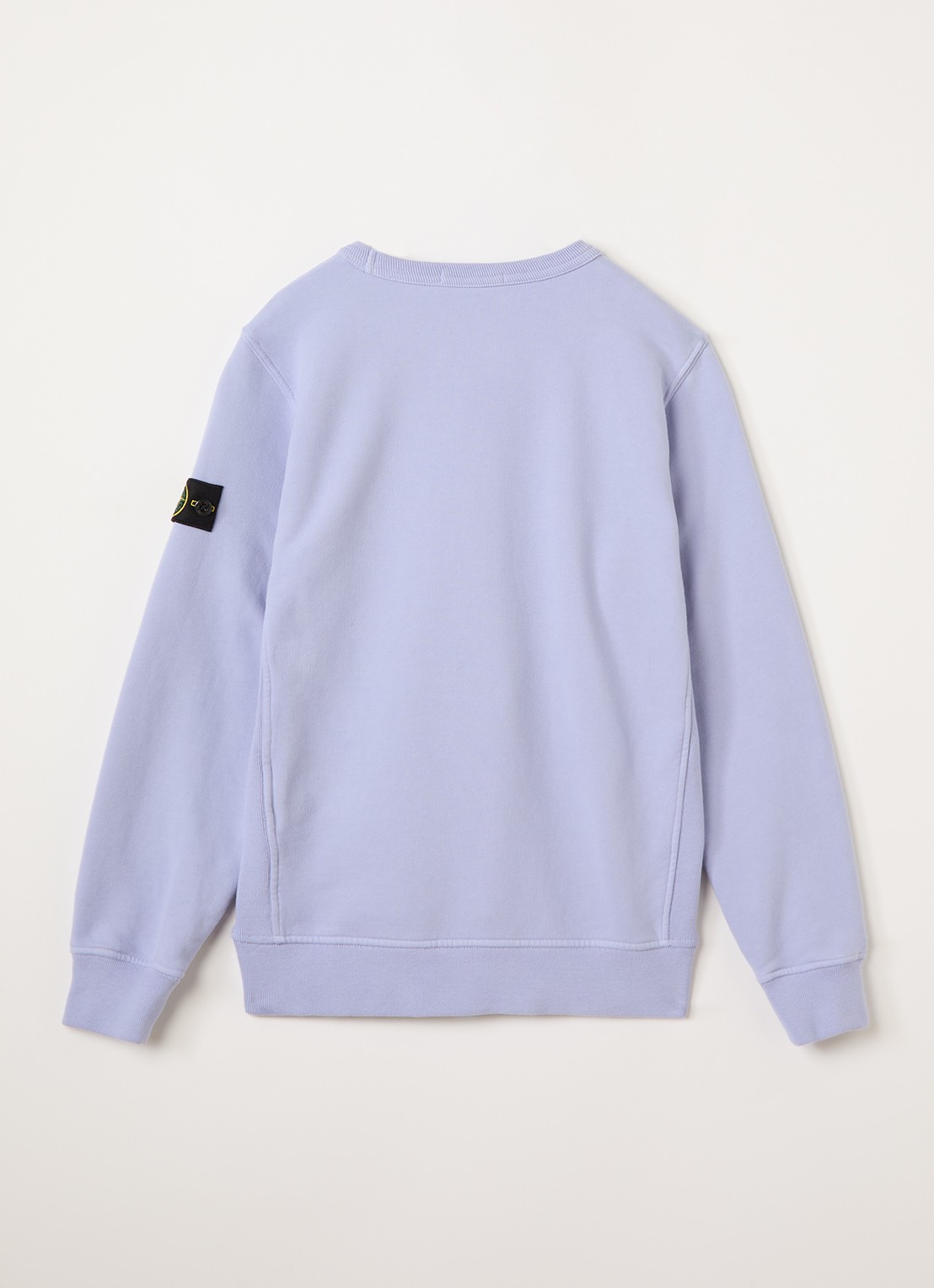 Stone Island S0A20 sweater met logo - voorkant 2 lila