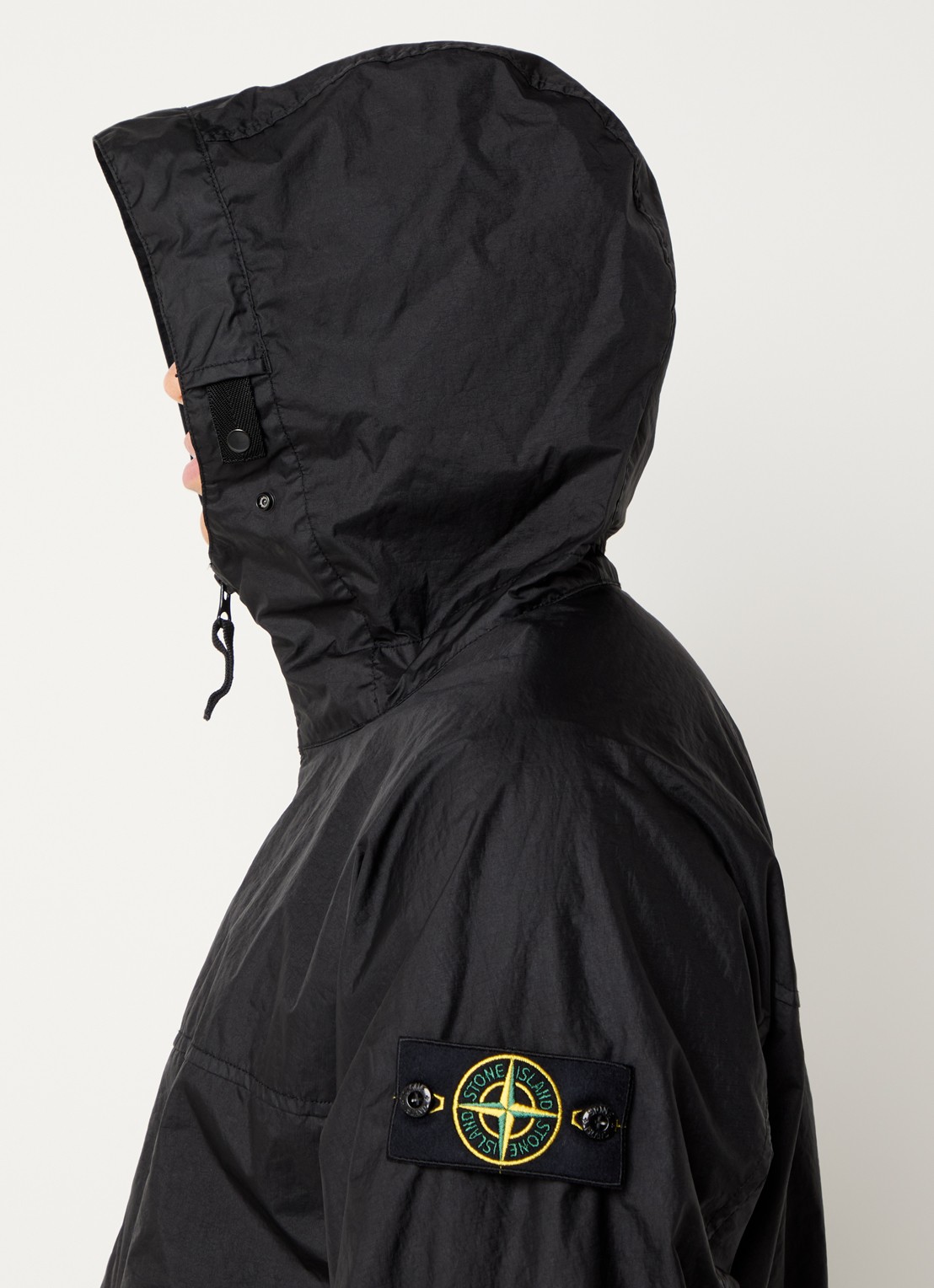 Stone Island S0A21 Jack met capuchon en klepzakken - detail 5 zwart