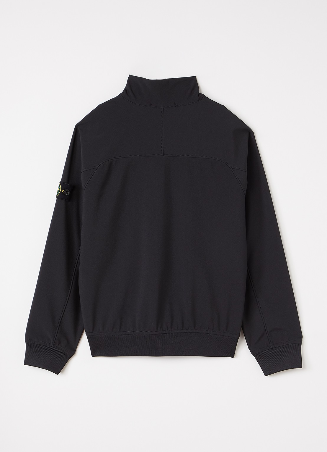 Stone Island S0A22 softshell bomberjack met steekzakken - achterkant zwart