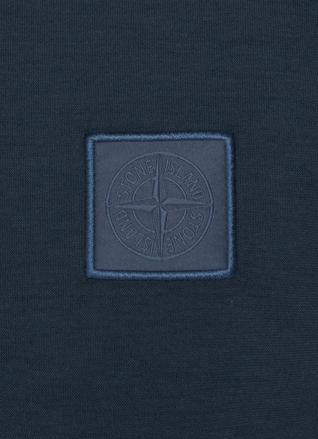 Stone Island S0F11 T-shirt met logoborduring - detail 4 indigo