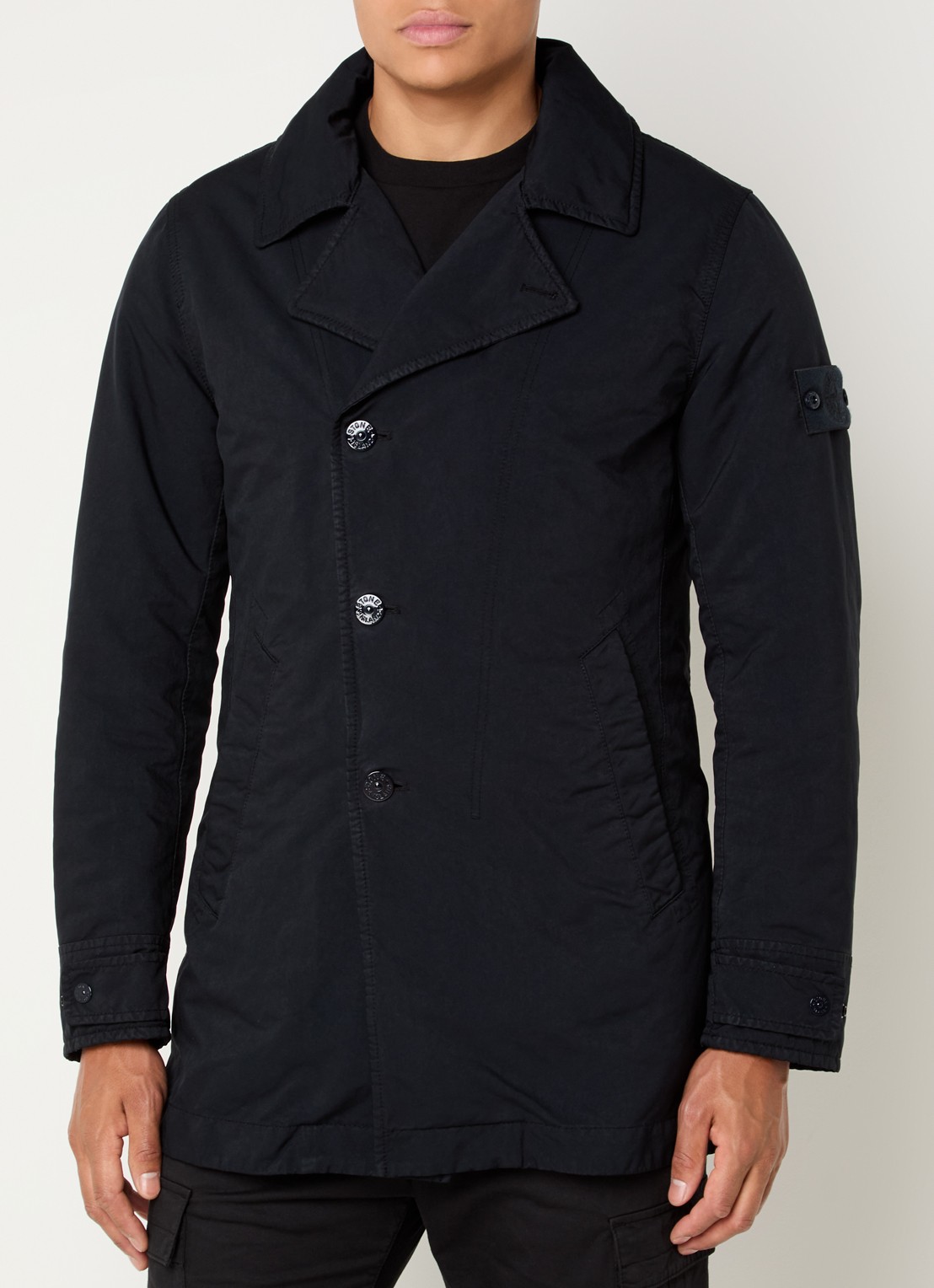 Stone Island S0F27 jack met steekzakken - detail 3 zwart