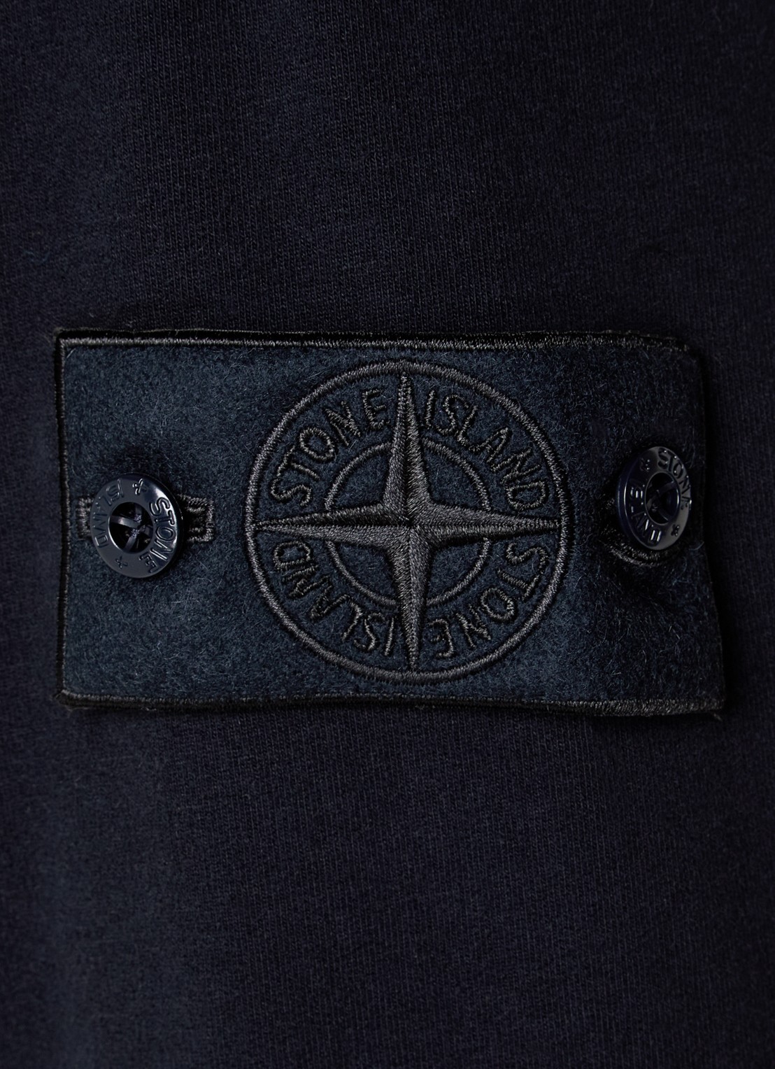 Stone Island S0F53 sweatvest met logo - detail 5 donkerblauw