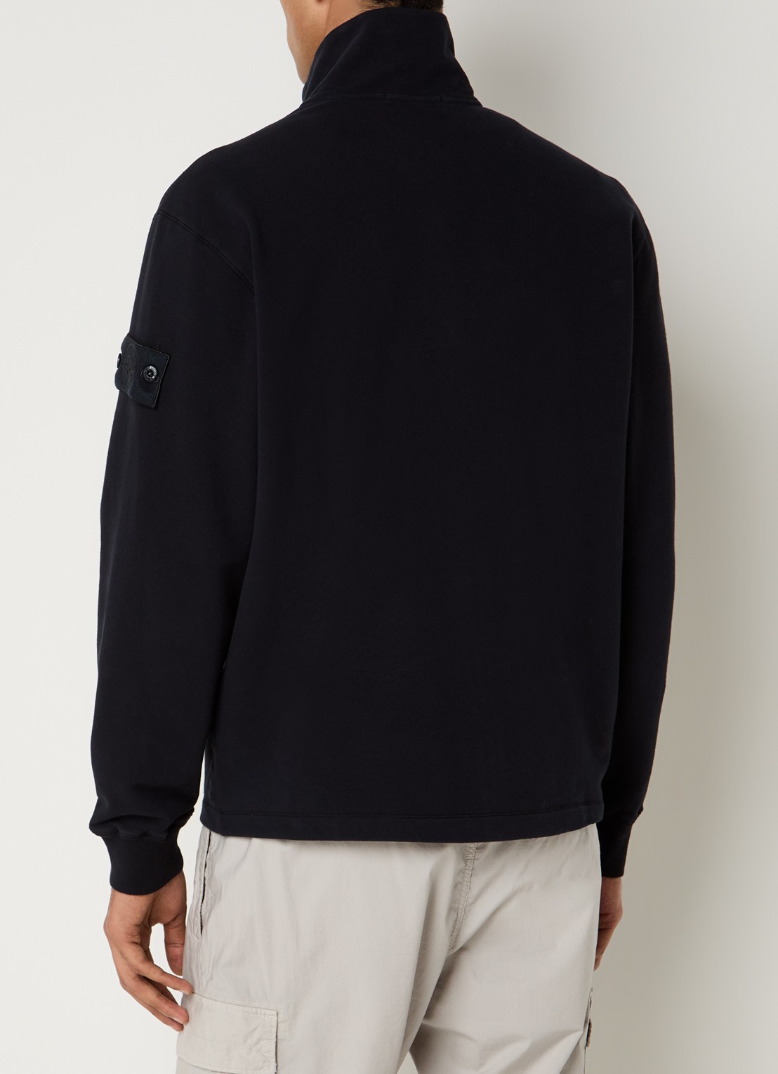 Stone Island S0F53 vest met logo - achterkant 6 donkerblauw