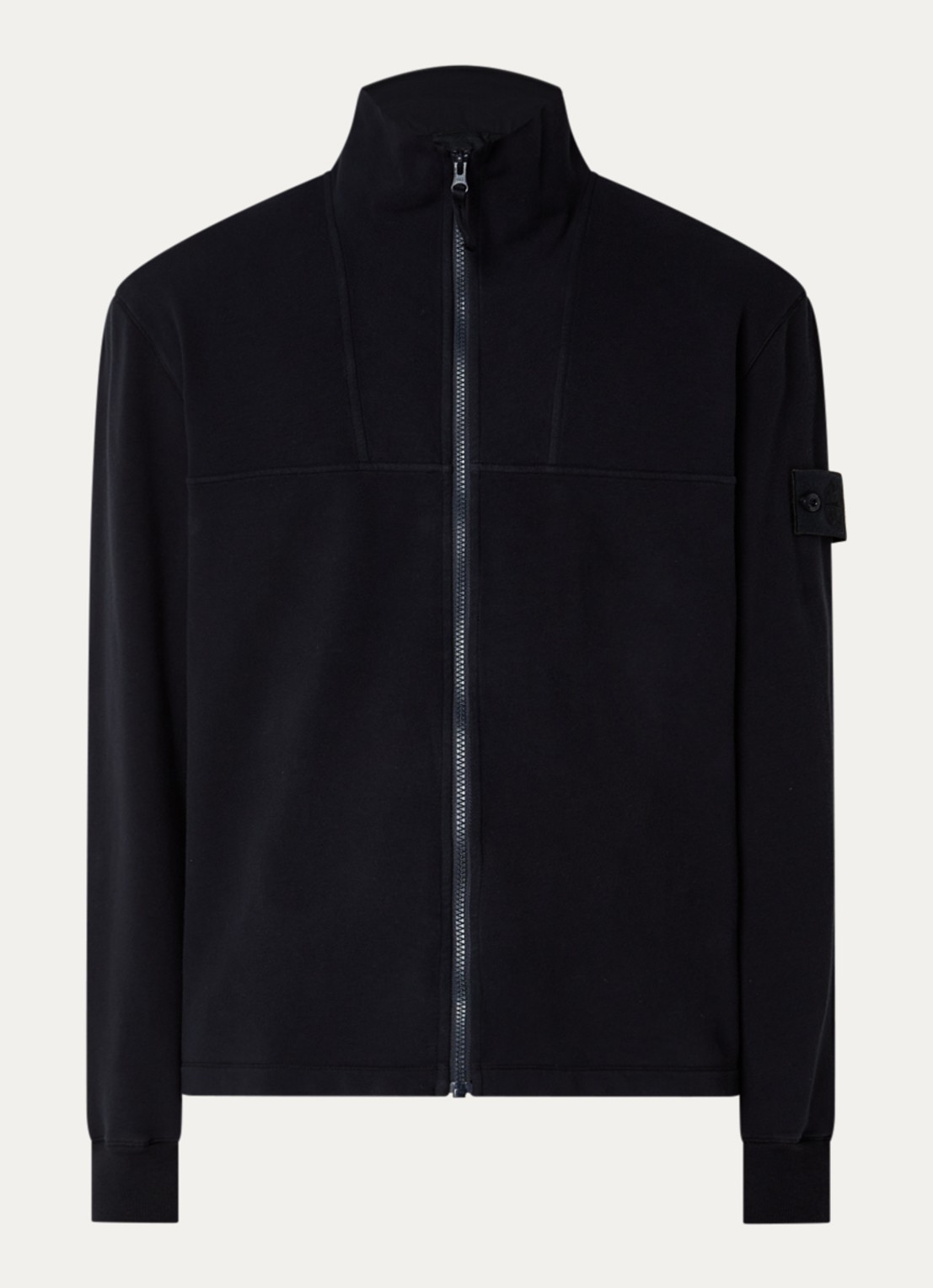 Stone Island S0F53 vest met logo - voorkant 4 donkerblauw