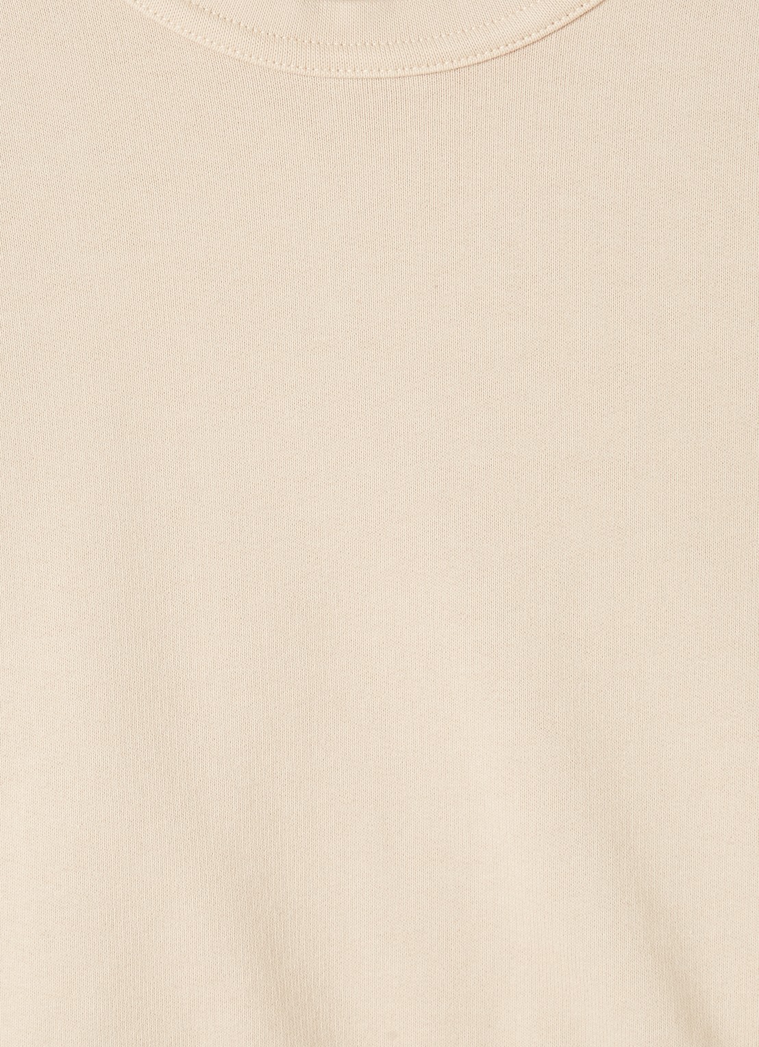 Stone Island SO062 Felpa sweater met logo - detail beige