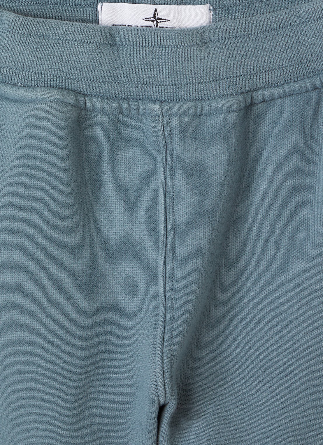 Stone Island Tapered fit joggingbroek met logo - detail blauwgrijs