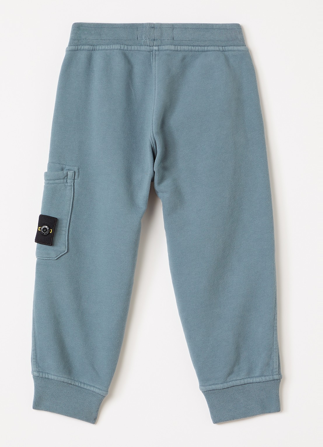 Stone Island Tapered fit joggingbroek met logo - voorkant 3 blauwgrijs