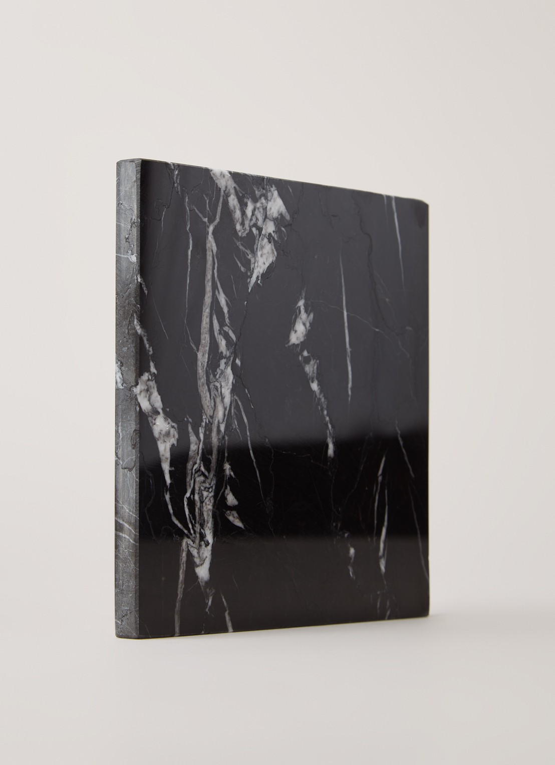 Stoned Onderzetter van marmer - detail 3 zwart
