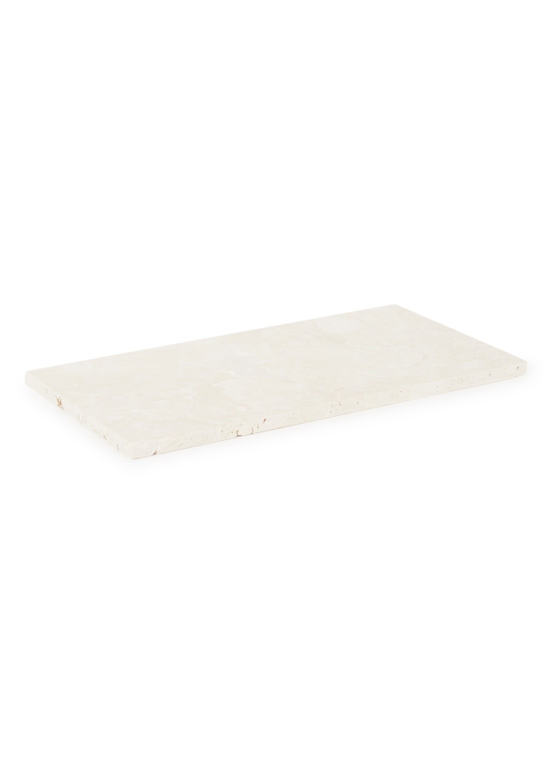 Stoned Serveerplank 30 x 15 cm - voorkant beige