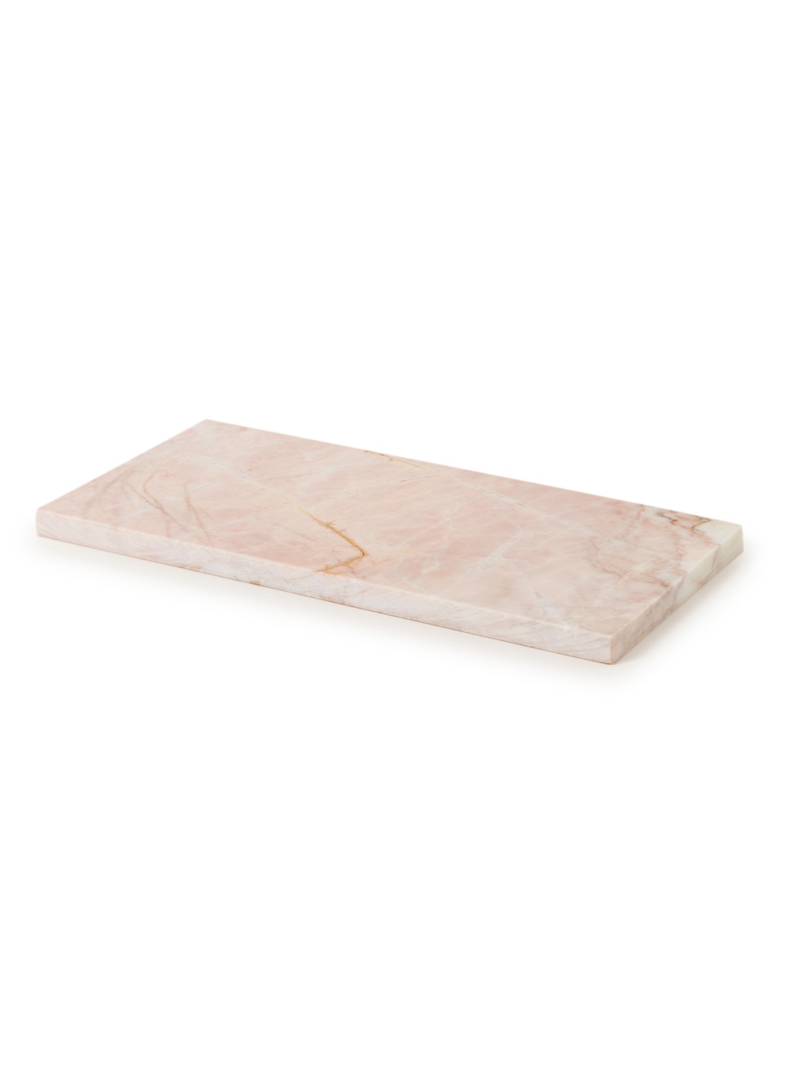 Stoned Serveerplank 40 x 20 cm - voorkant lichtroze