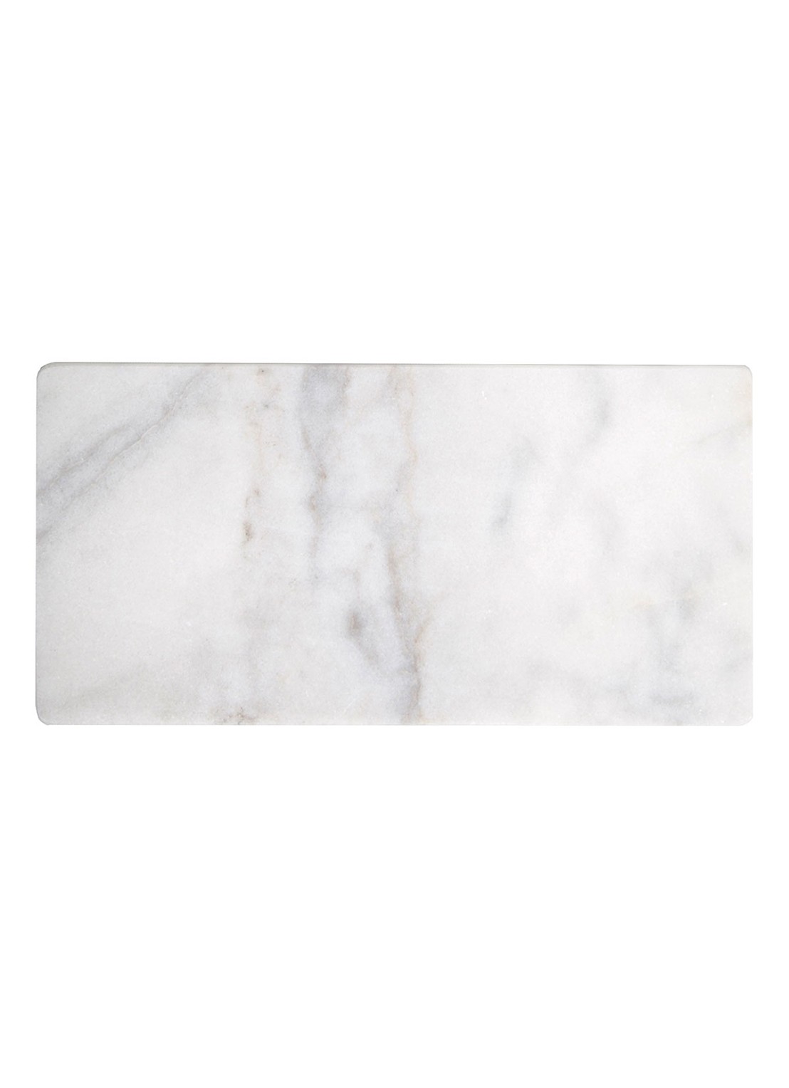 Stoned Serveerplank van marmer 30 cm - detail 2 wit