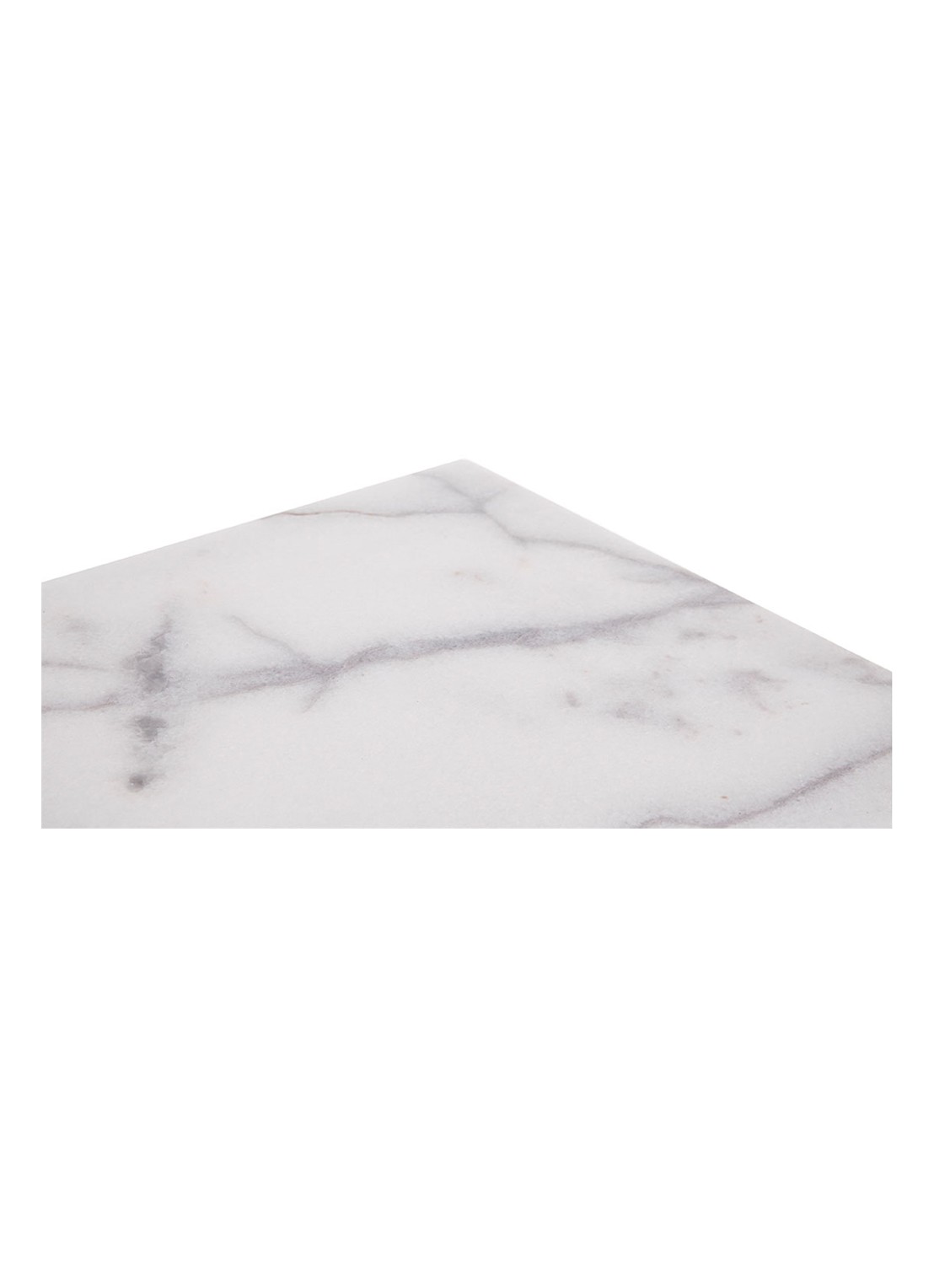 Stoned Serveerplank van marmer 30 cm - detail 3 wit