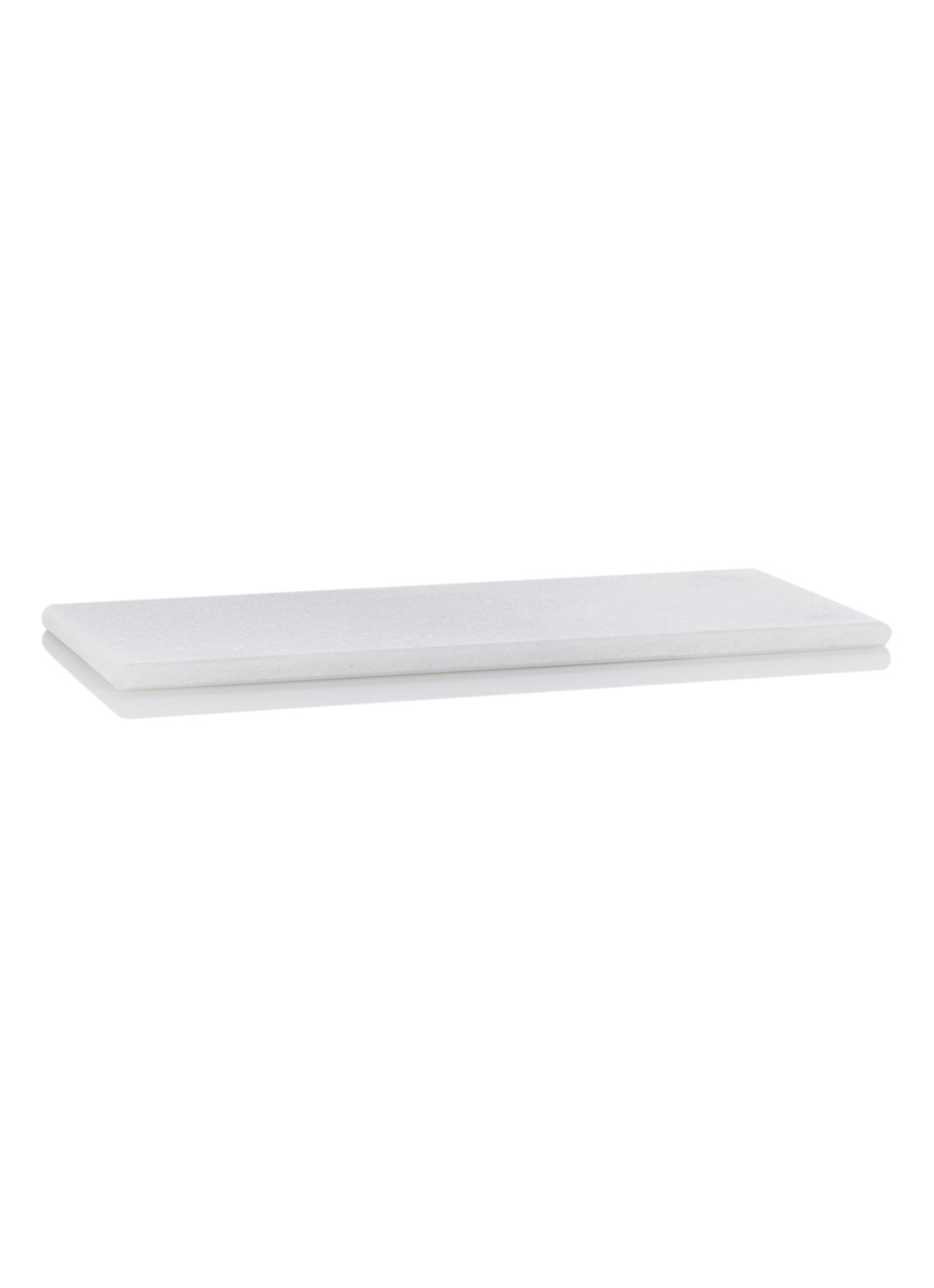 Stoned Serveerplank van marmer 30 cm - voorkant wit