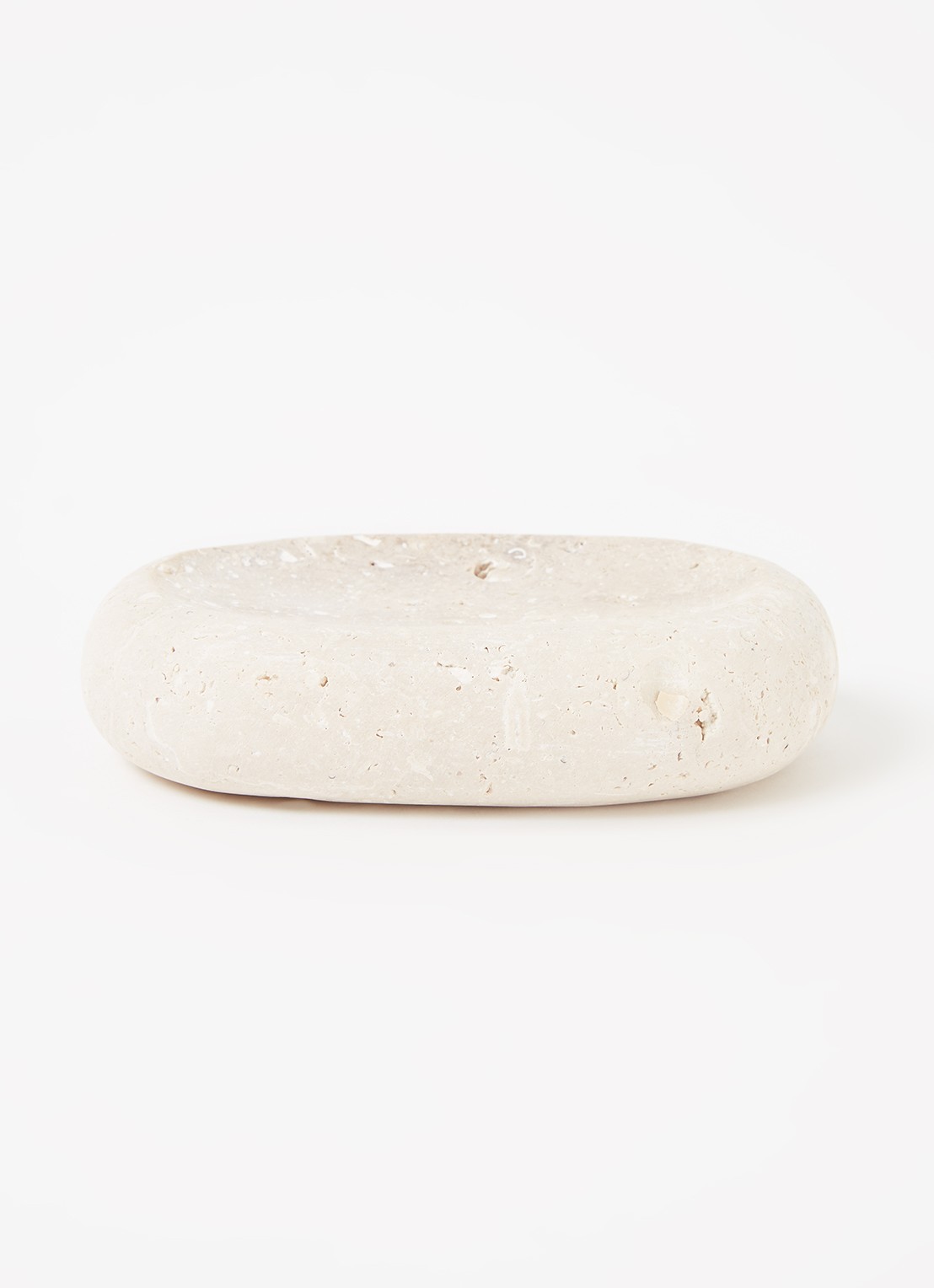 Stoned Trevor zeepschaaltje 12 cm - voorkant 2 beige