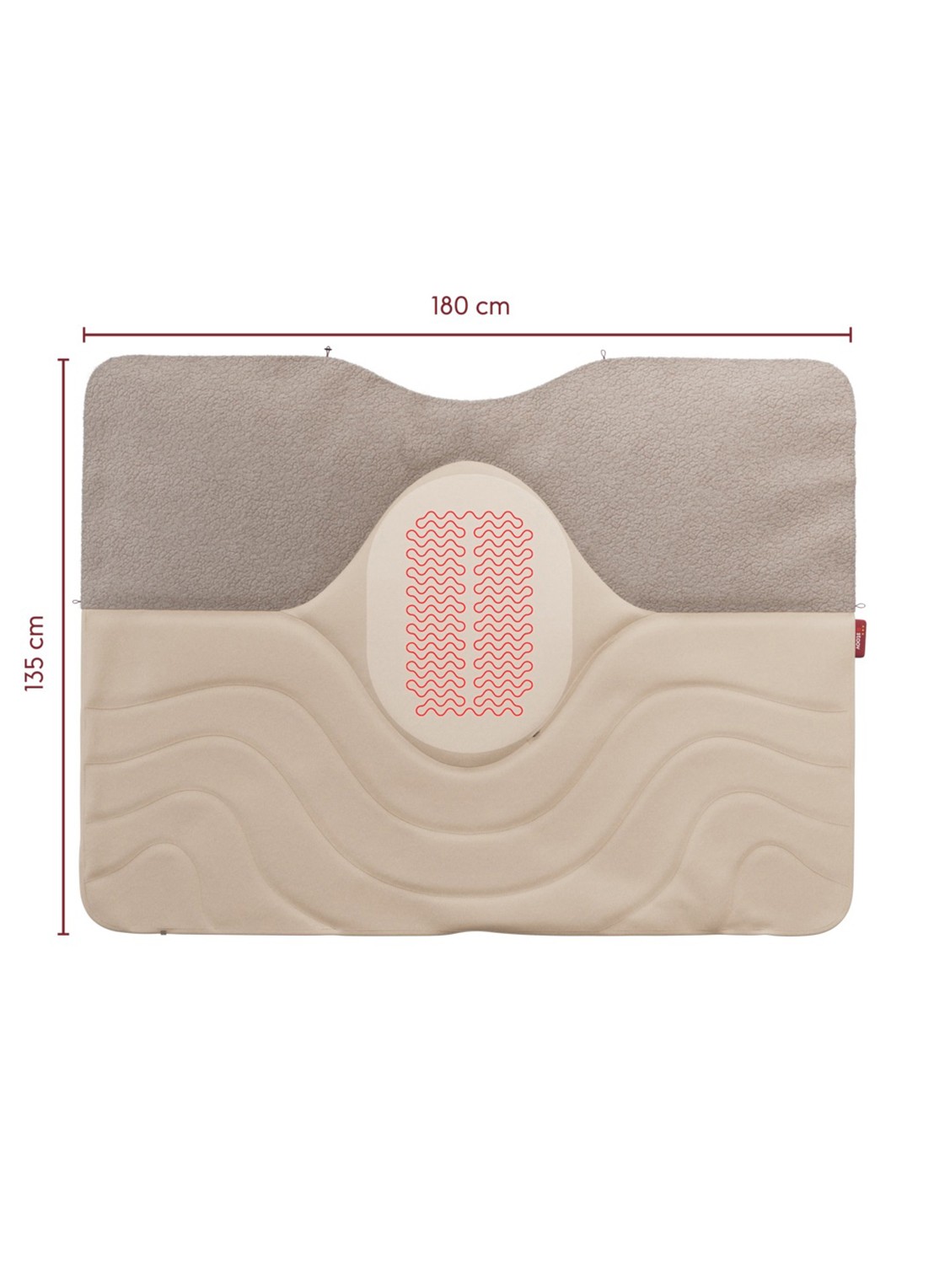 Stoov Huge Hug³ warmtedeken - detail 2 beige
