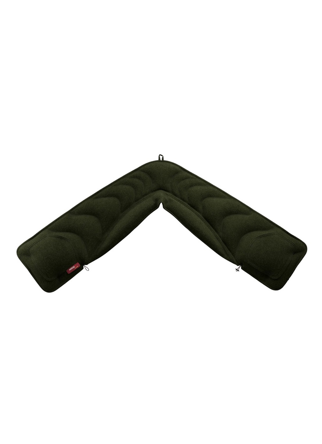 Stoov Kokoon³ XL sjaal 35 x 190 cm - detail 6 mosgroen