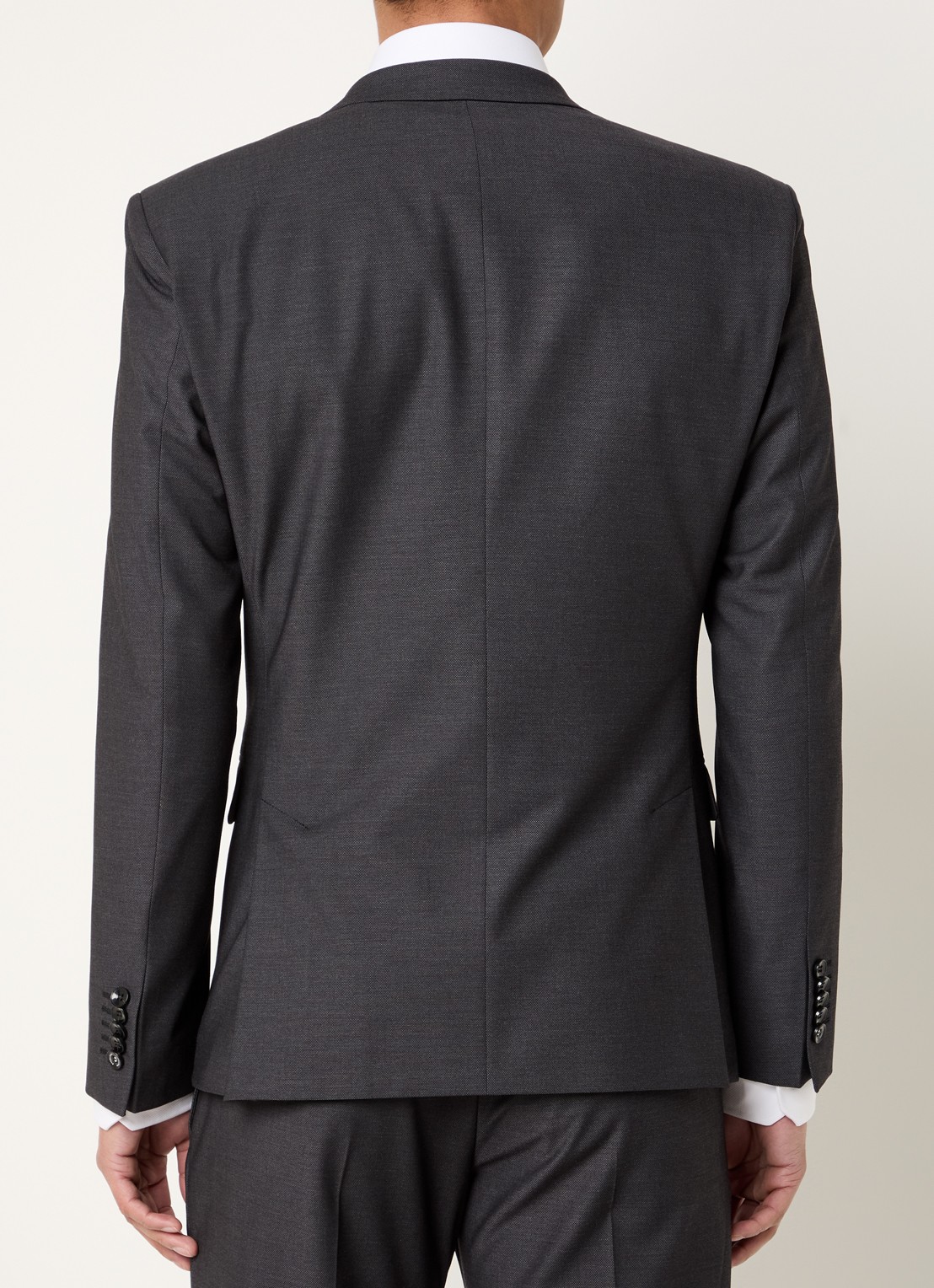 Strellson Aidan slim fit colbert  - achterkant antraciet