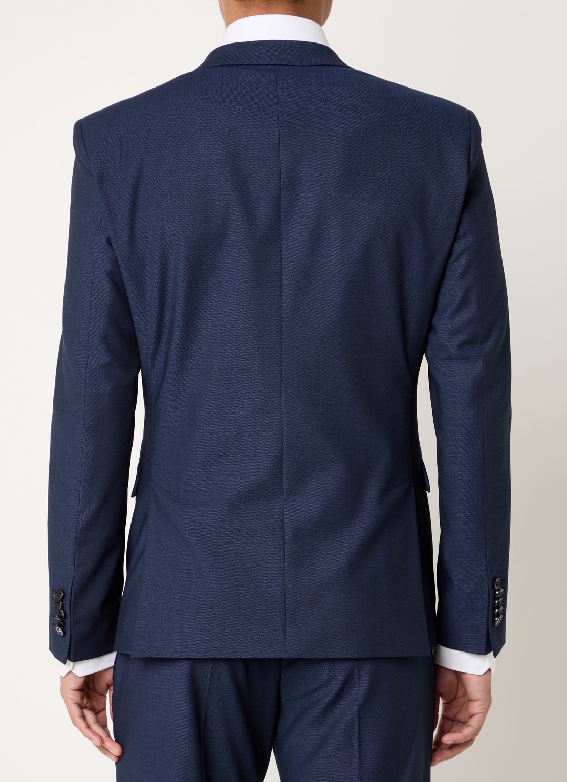 Strellson Aidan slim fit colbert  - achterkant 5 donkerblauw