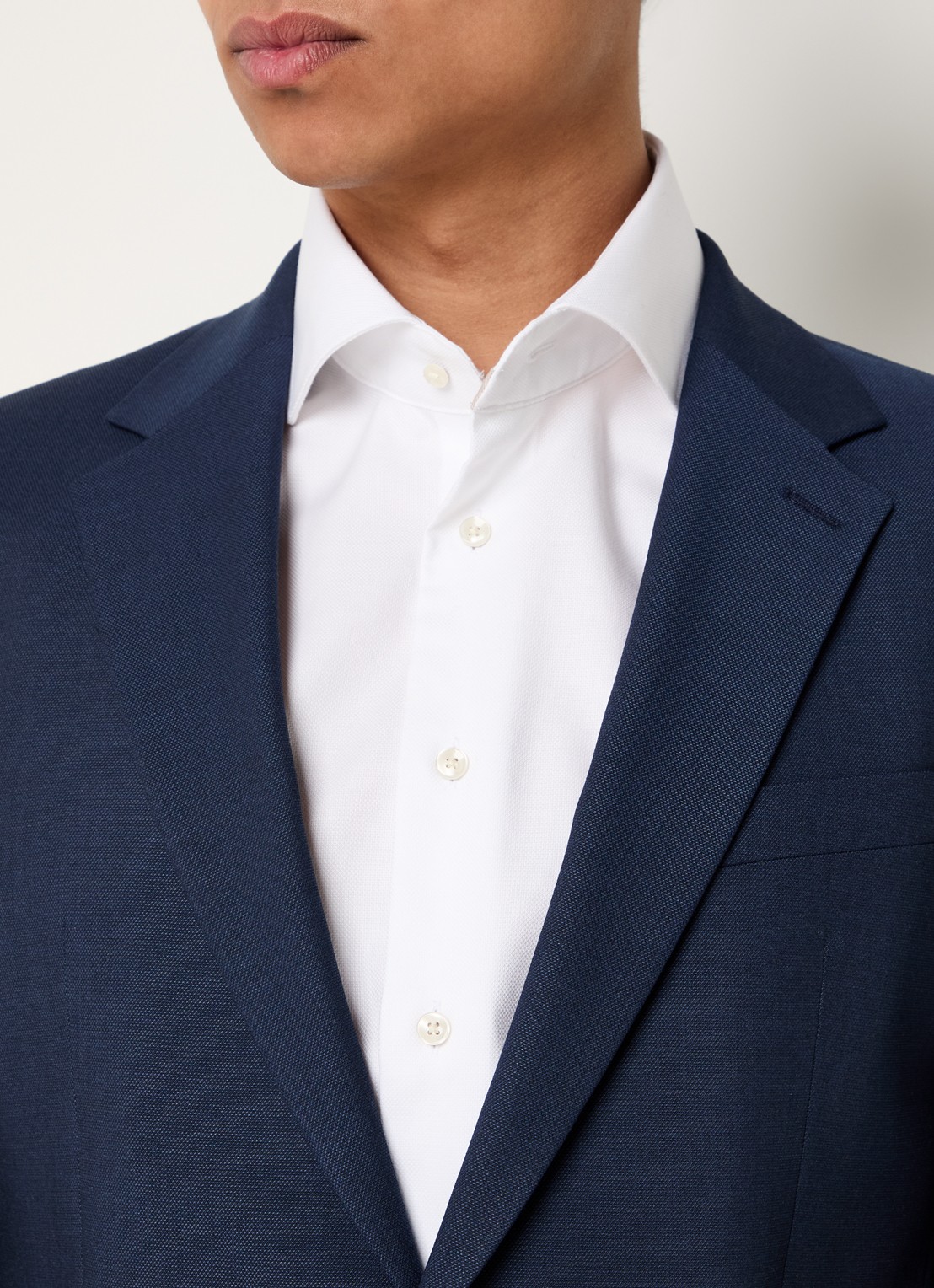 Strellson Aidan slim fit colbert  - detail 4 donkerblauw