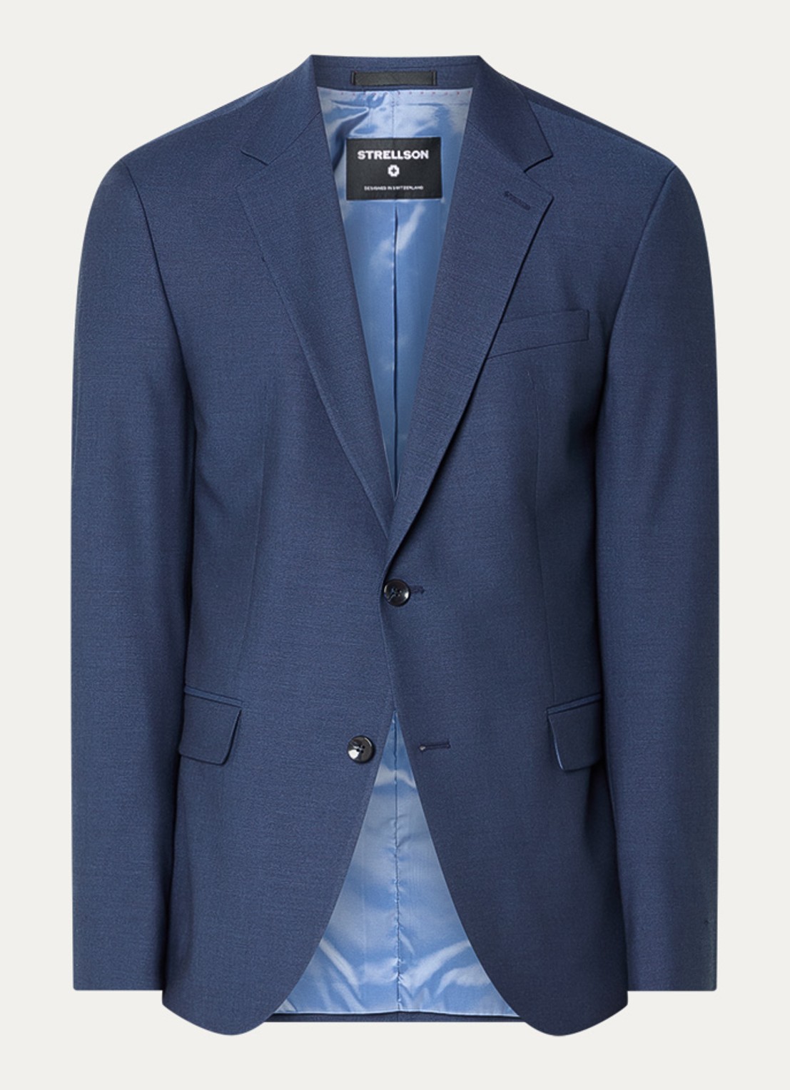 Strellson Aidan slim fit colbert  - voorkant 6 donkerblauw