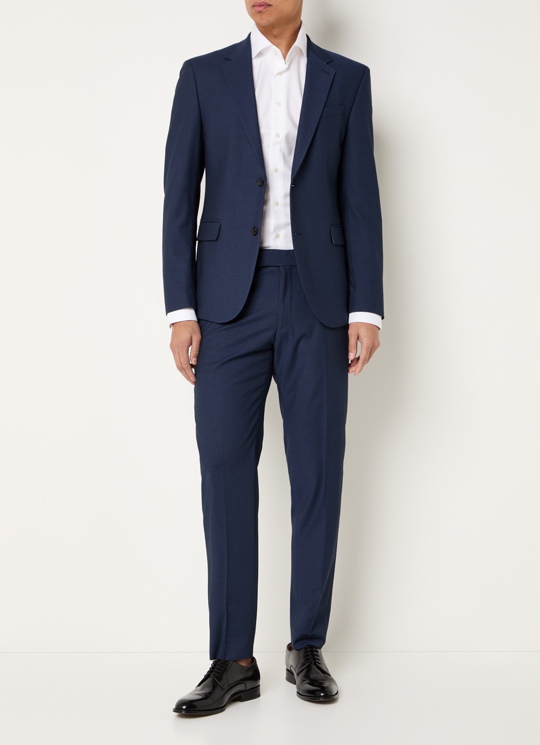 Strellson Aidan slim fit colbert  - voorkant 7 donkerblauw