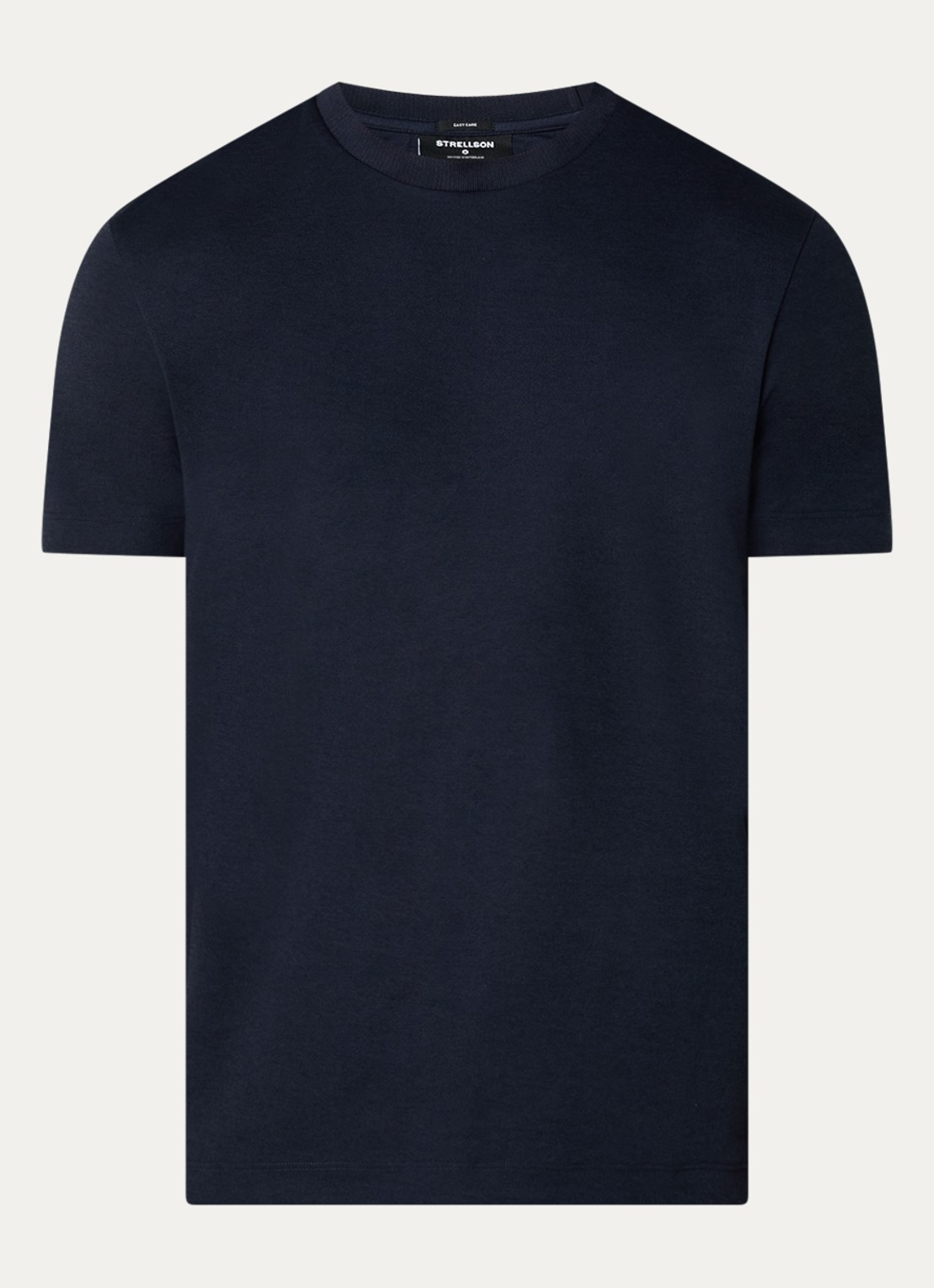 Strellson Edgar T-shirt met ronde hals - voorkant 3 donkerblauw