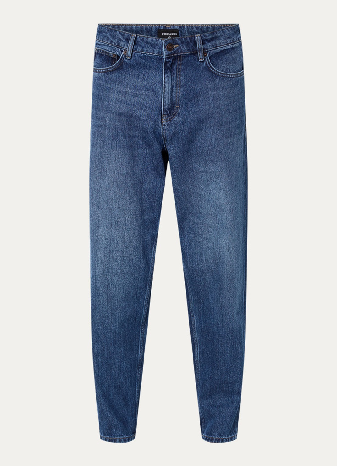 Strellson Loose fit jeans met donkere wassing - voorkant 2 indigo