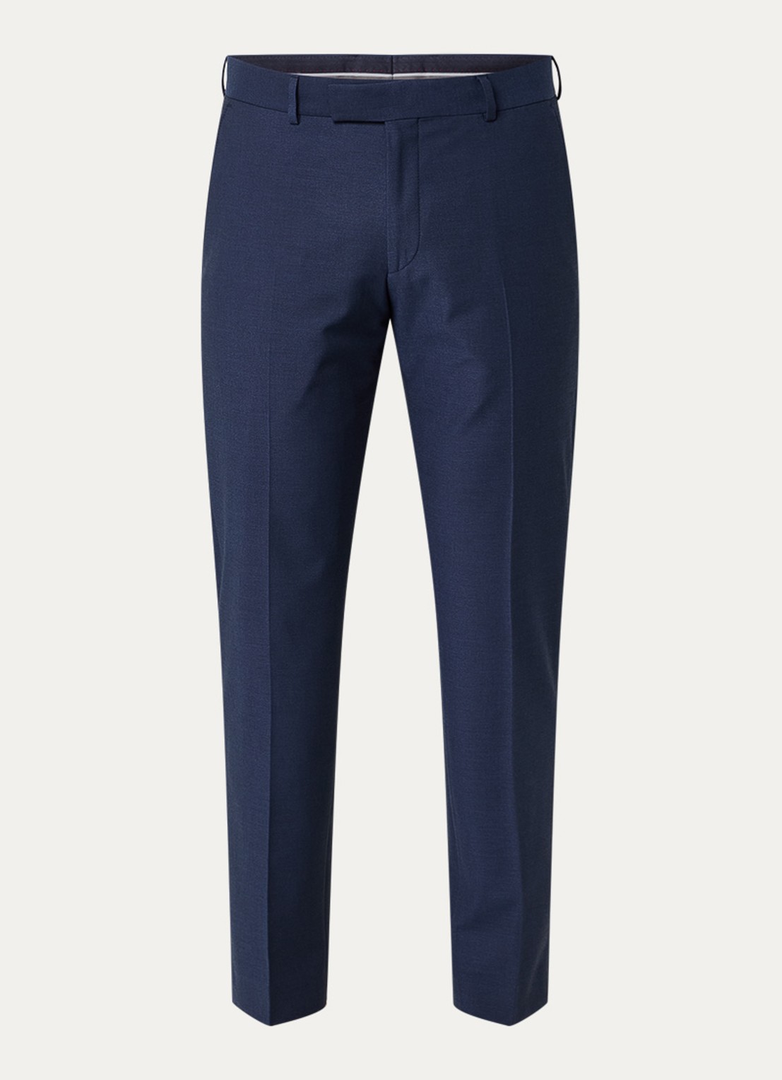 Strellson Melwin slim fit pantalon met steekzakken - voorkant 4 donkerblauw