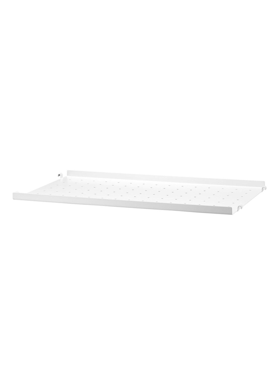 String Furniture Metal shelf low edge 58 x 30 cm - voorkant wit