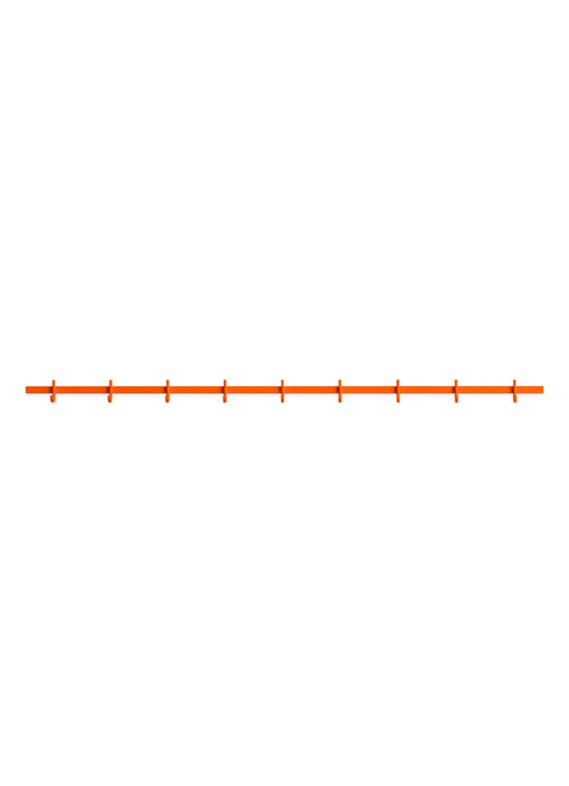 String Furniture Relief wandkapstok 123  - voorkant orange