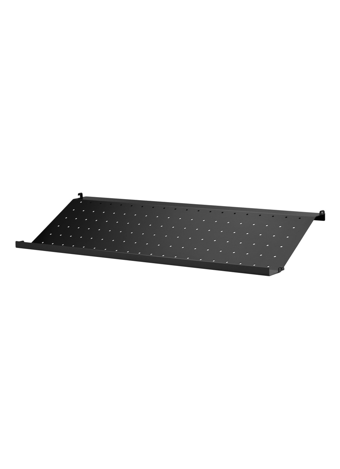 String Furniture Shoe shelf metal 78 x 30 cm - voorkant zwart