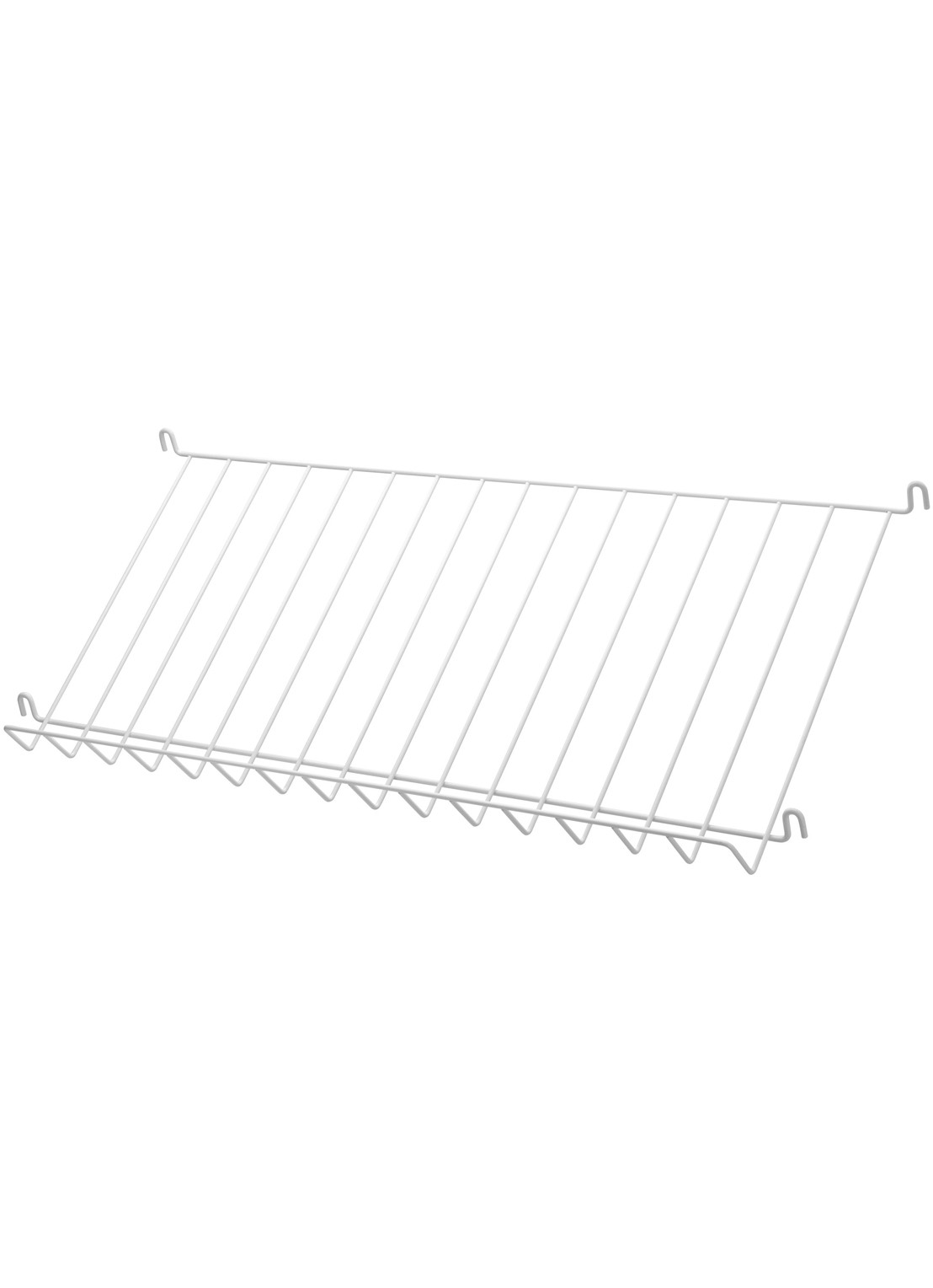 String Furniture Tijdschriftenrek  78 x 30 cm wit - voorkant wit