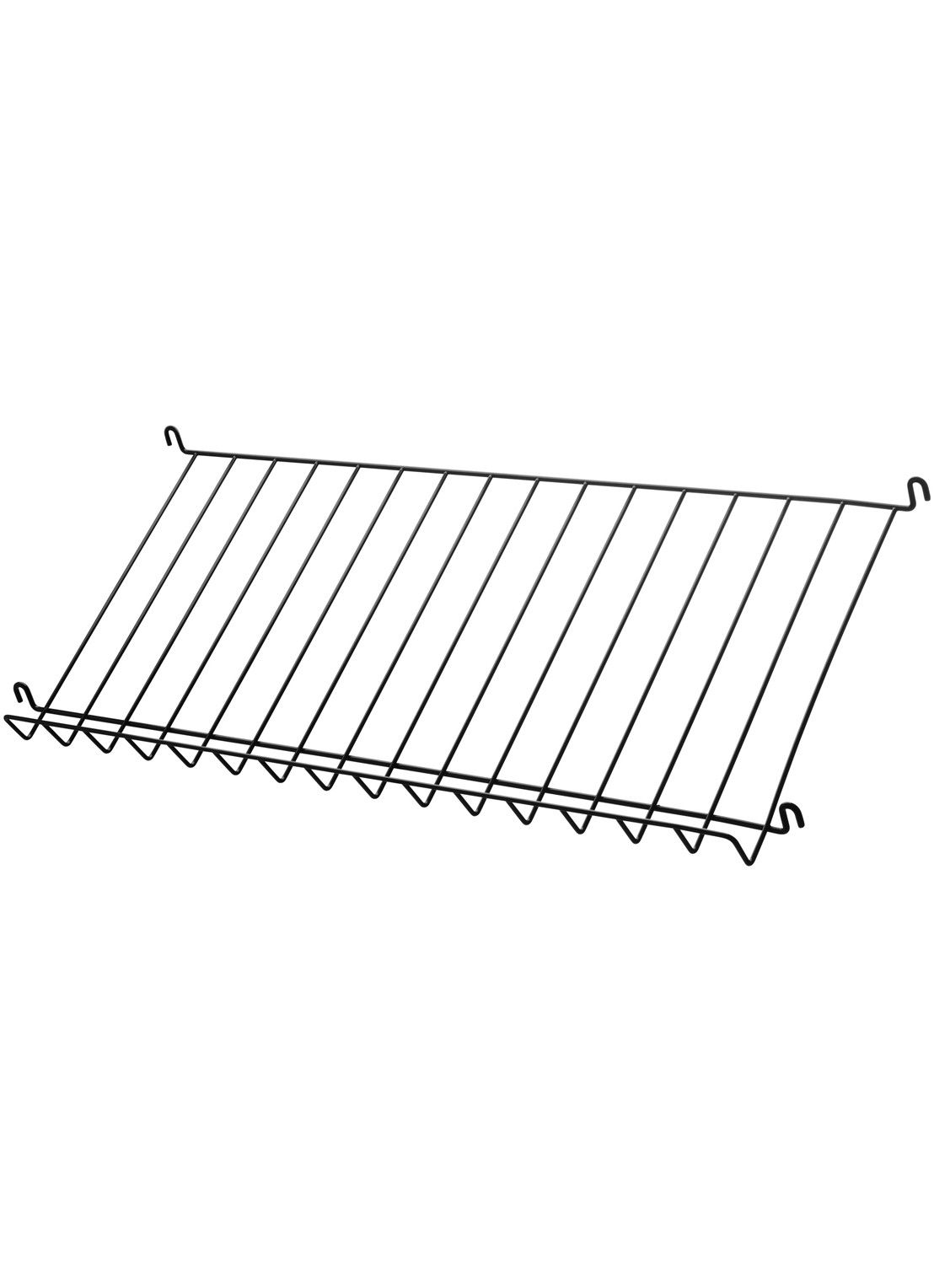 String Furniture Tijdschriftenrek  78 x 30 cm zwart - voorkant zwart